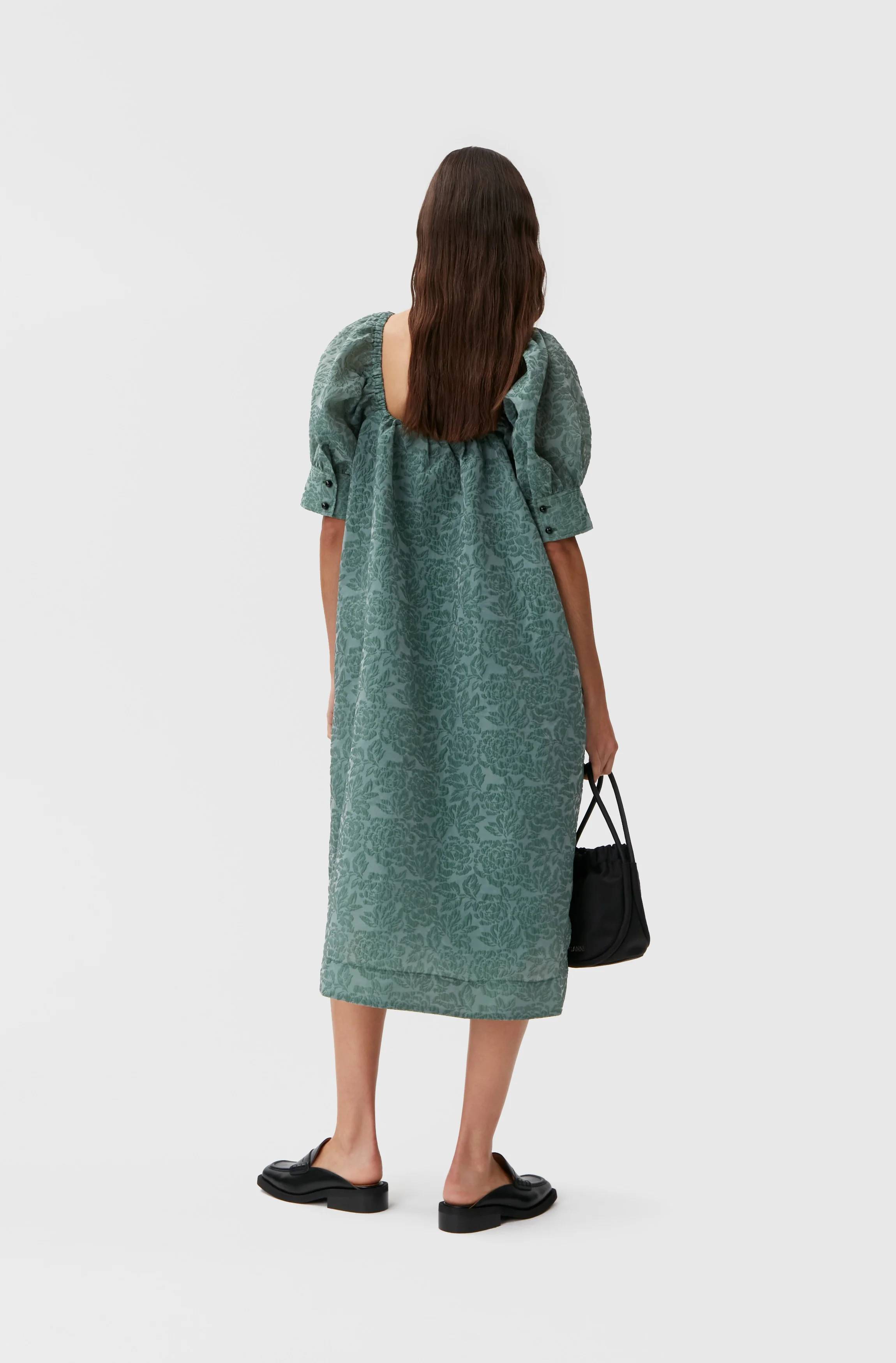 Jacquard Midi Dress | Myrtle - Image 3