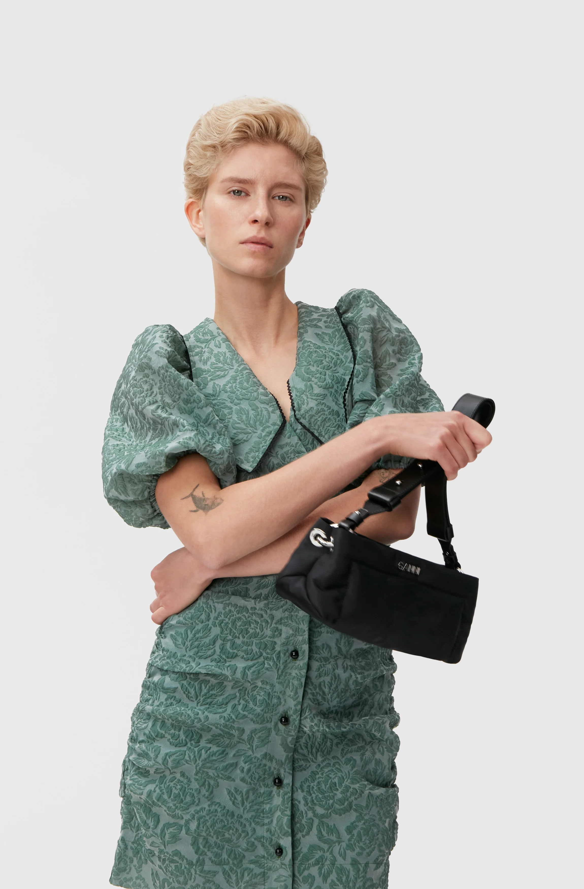 Jacquard Mini Dress | Myrtle - Image 4