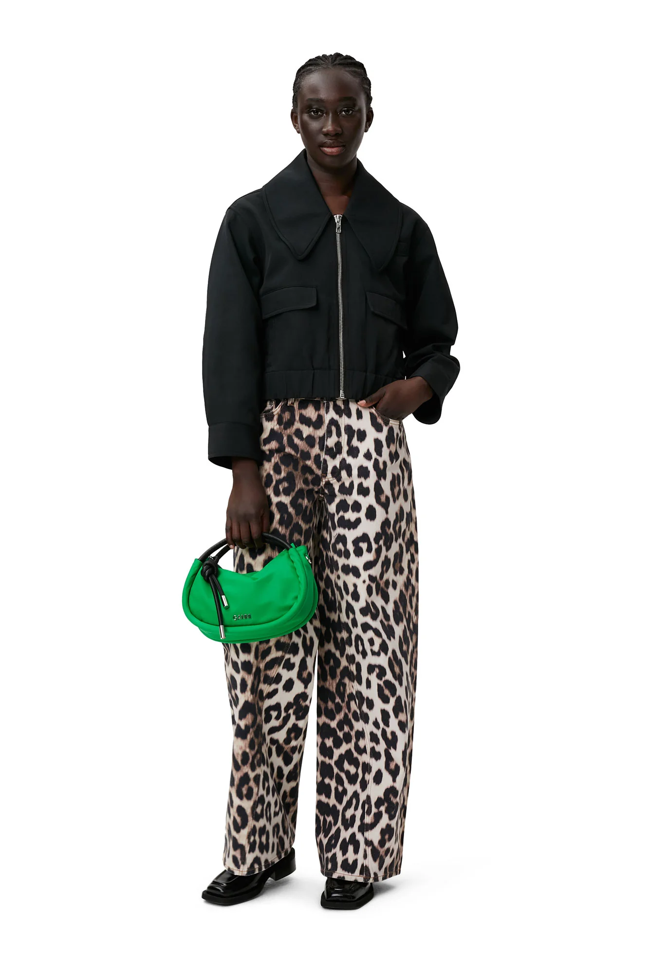 Jozey Jeans | Big Leopard Almond Milk - Image 5