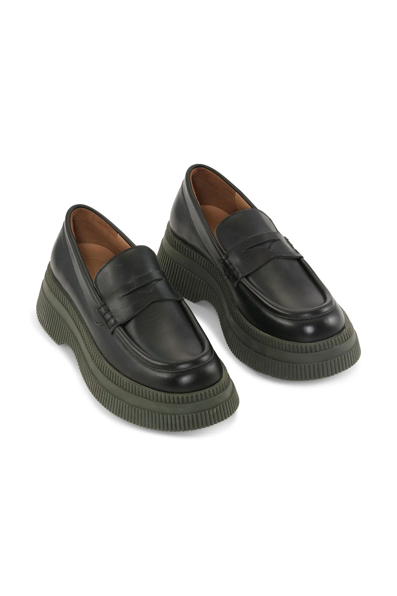 Kalamata Platform Loafers | Black/Kalamata - Image 3