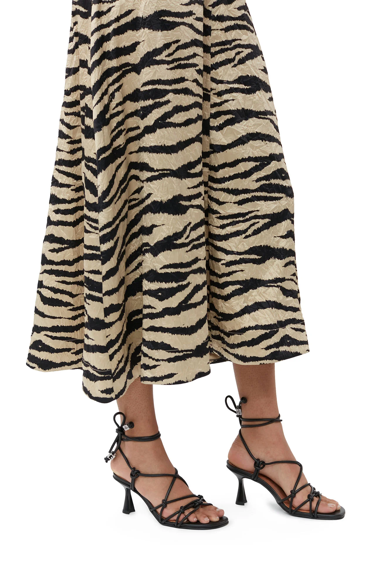 Knots High Heel Sandals | Black - Image 4