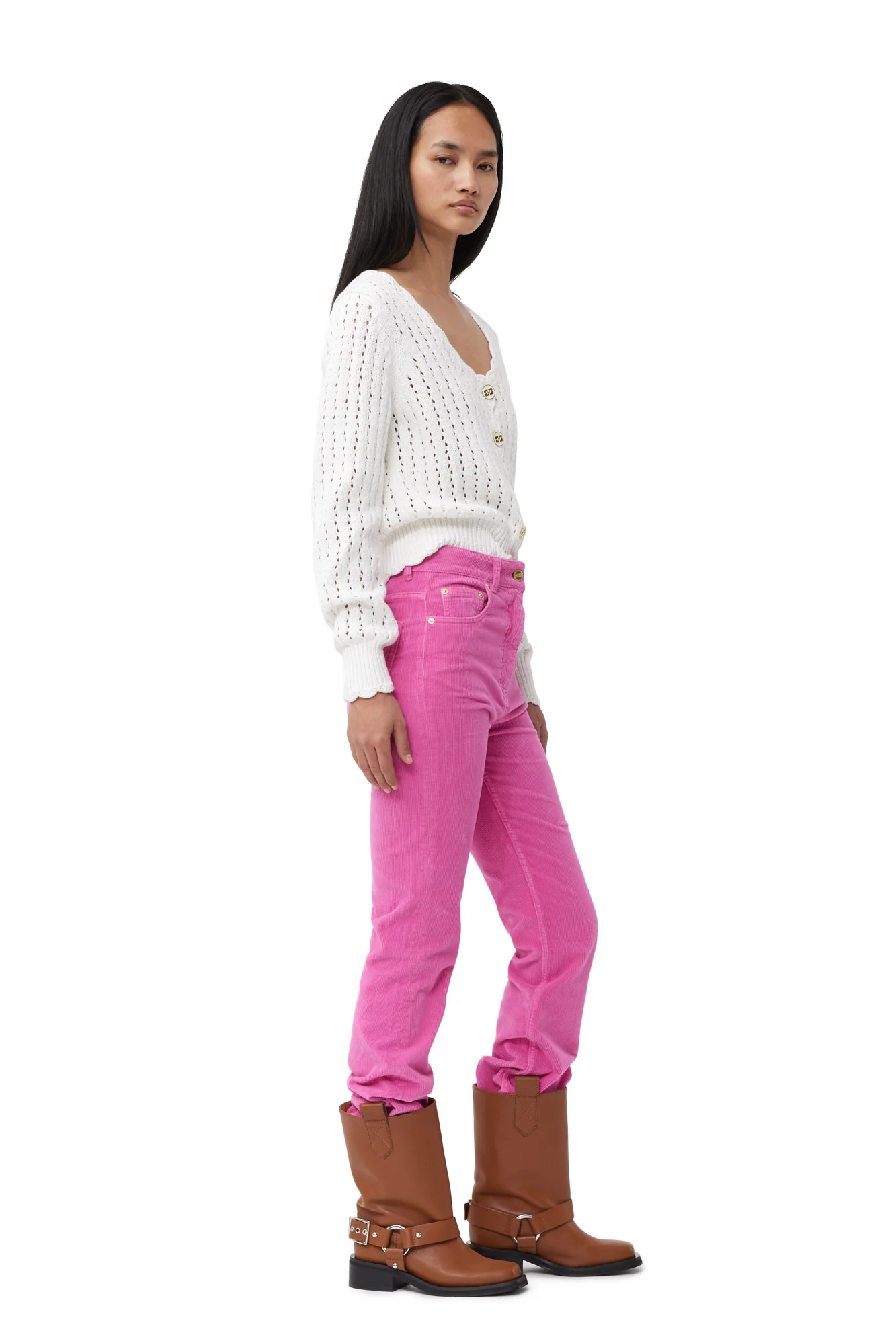 Lace Cardigan | Bright White - Image 3