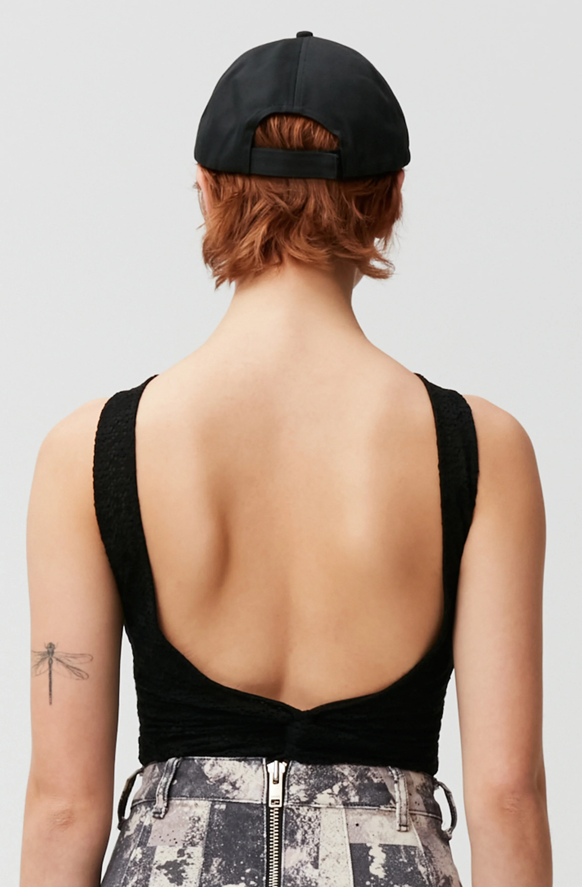 Lace Lowback Bodysuit | Black - Image 4