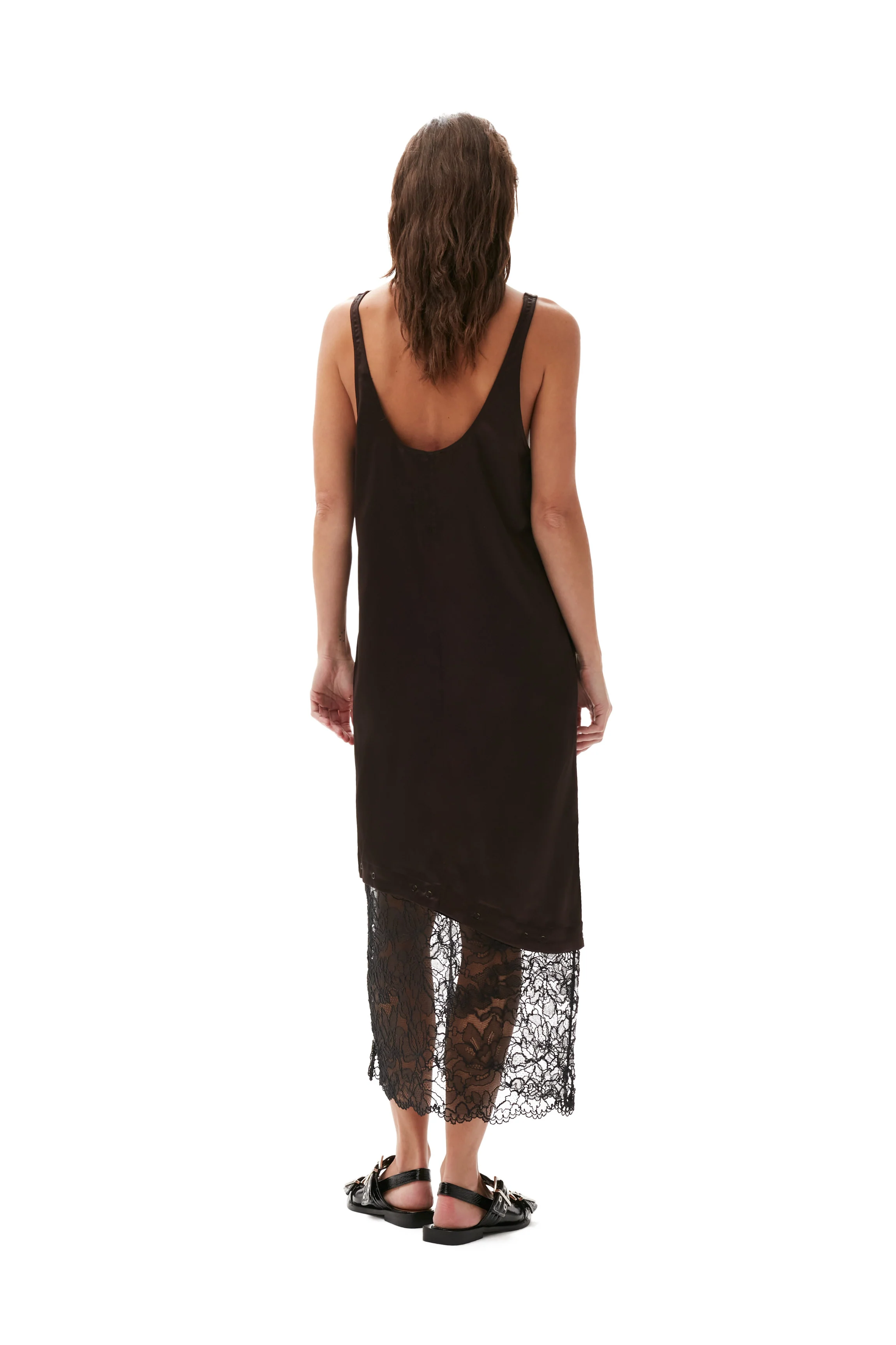 Lace Midi Dress | Mole - Image 4