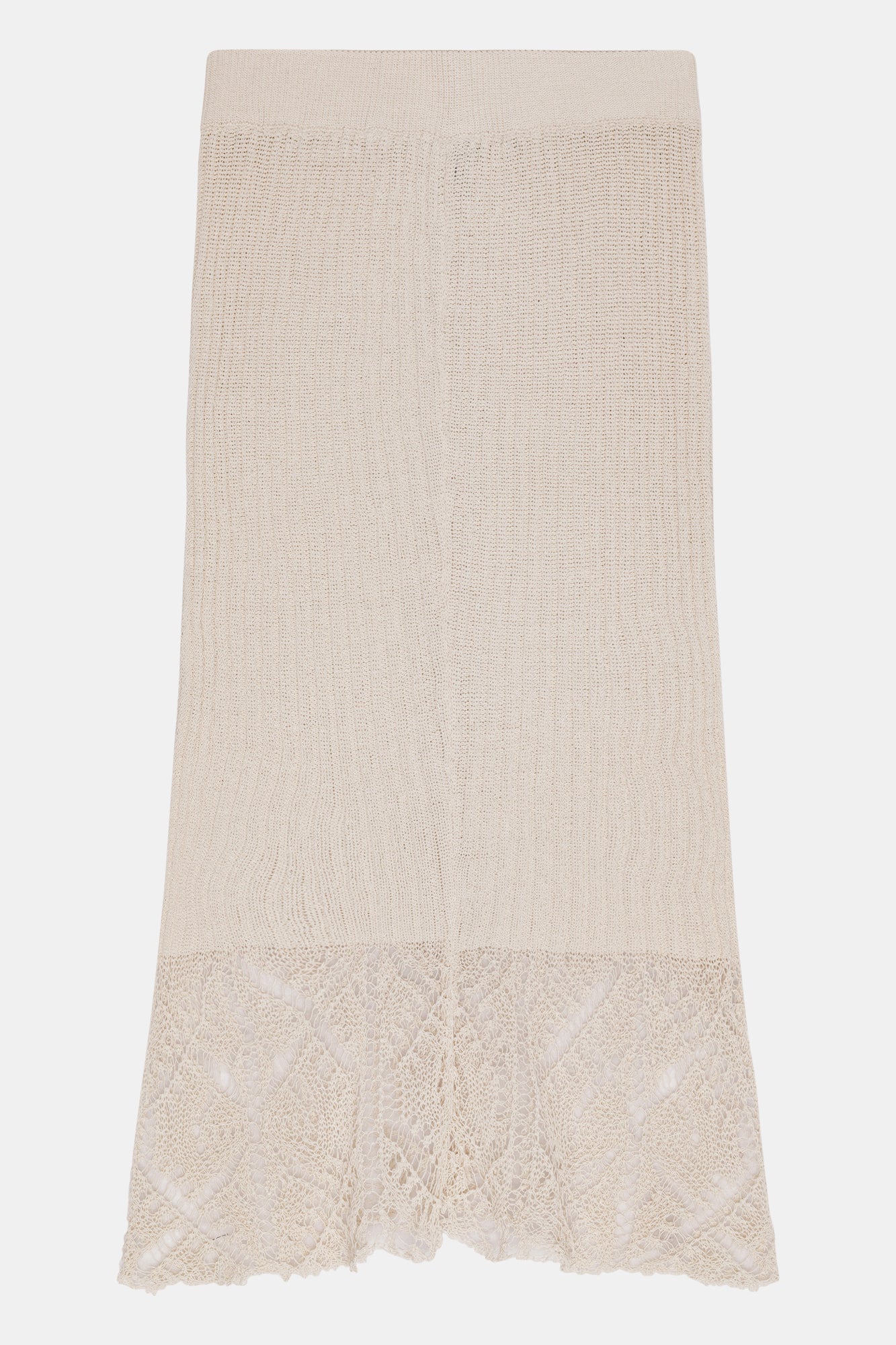 Lace Midi Skirt | Egret - Image 3