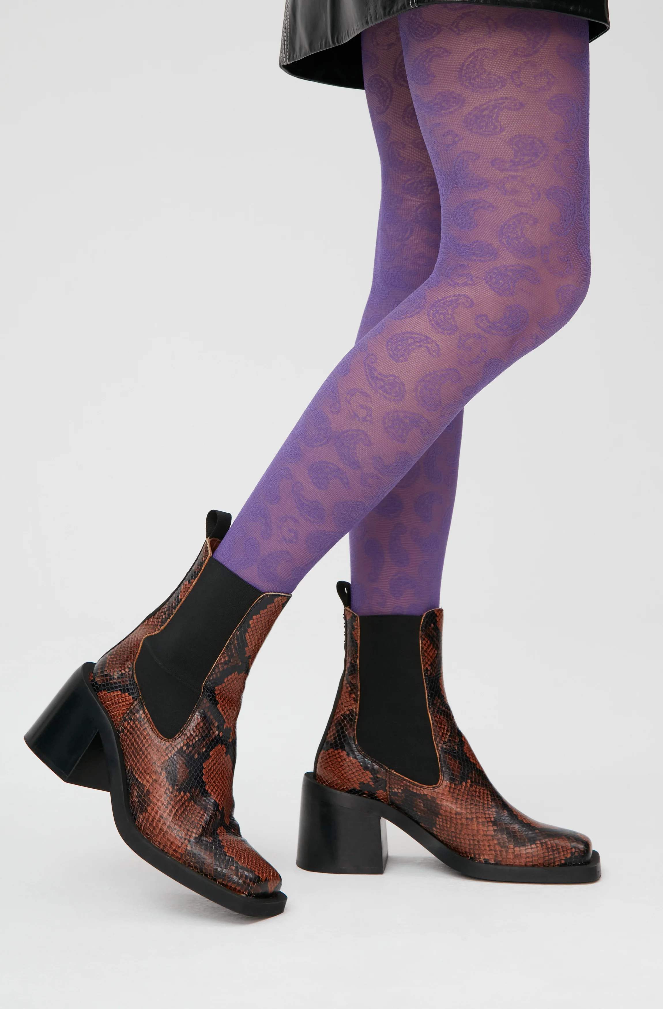 Lace Stockings | Heliotrope - Image 3