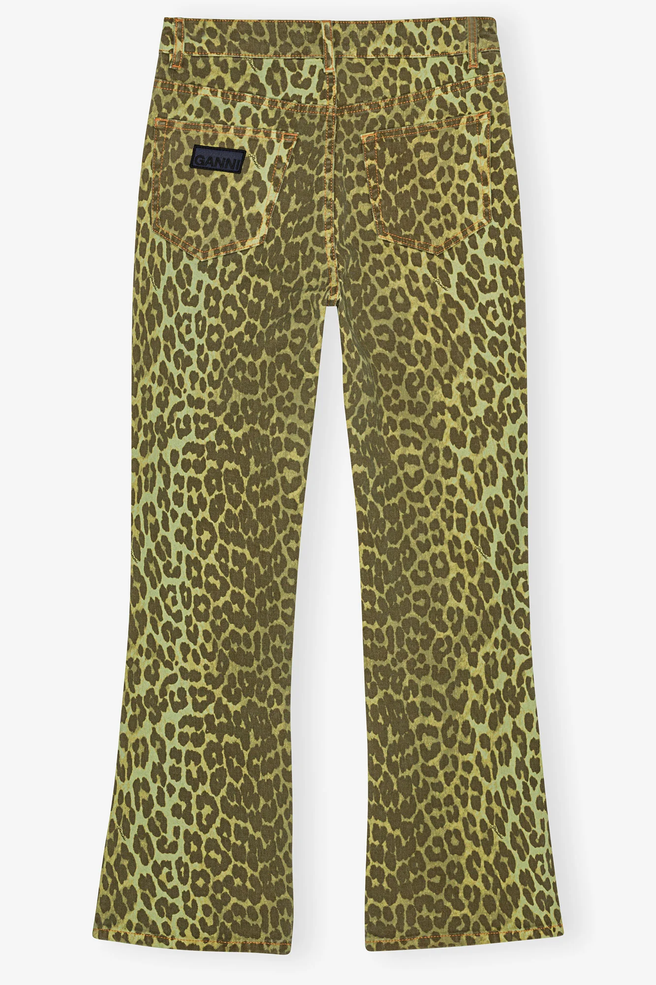 Leopard Betzy Jeans | Celery - Image 2