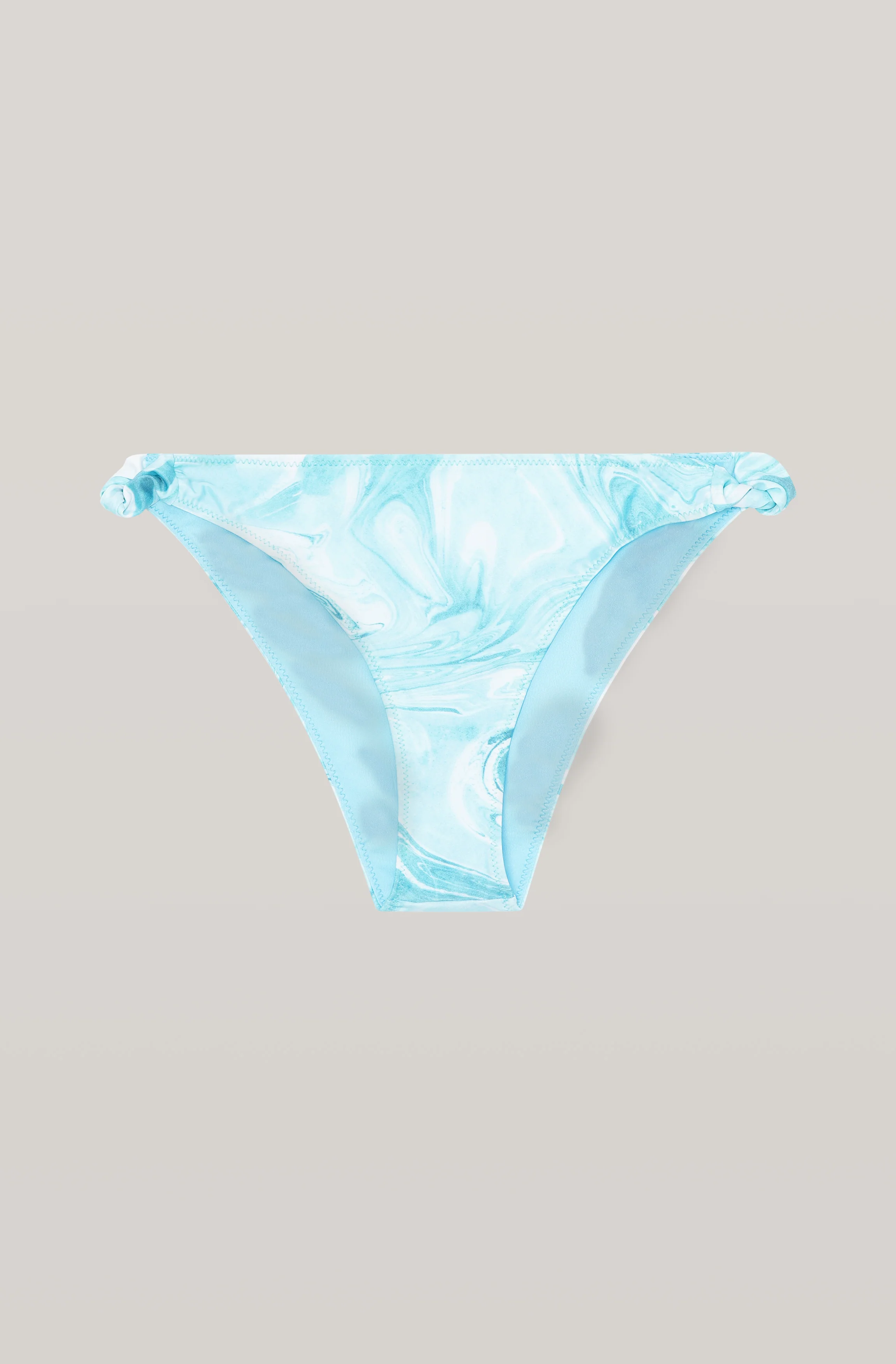Leopard Twisted Bikini Briefs | Bachelor Blue