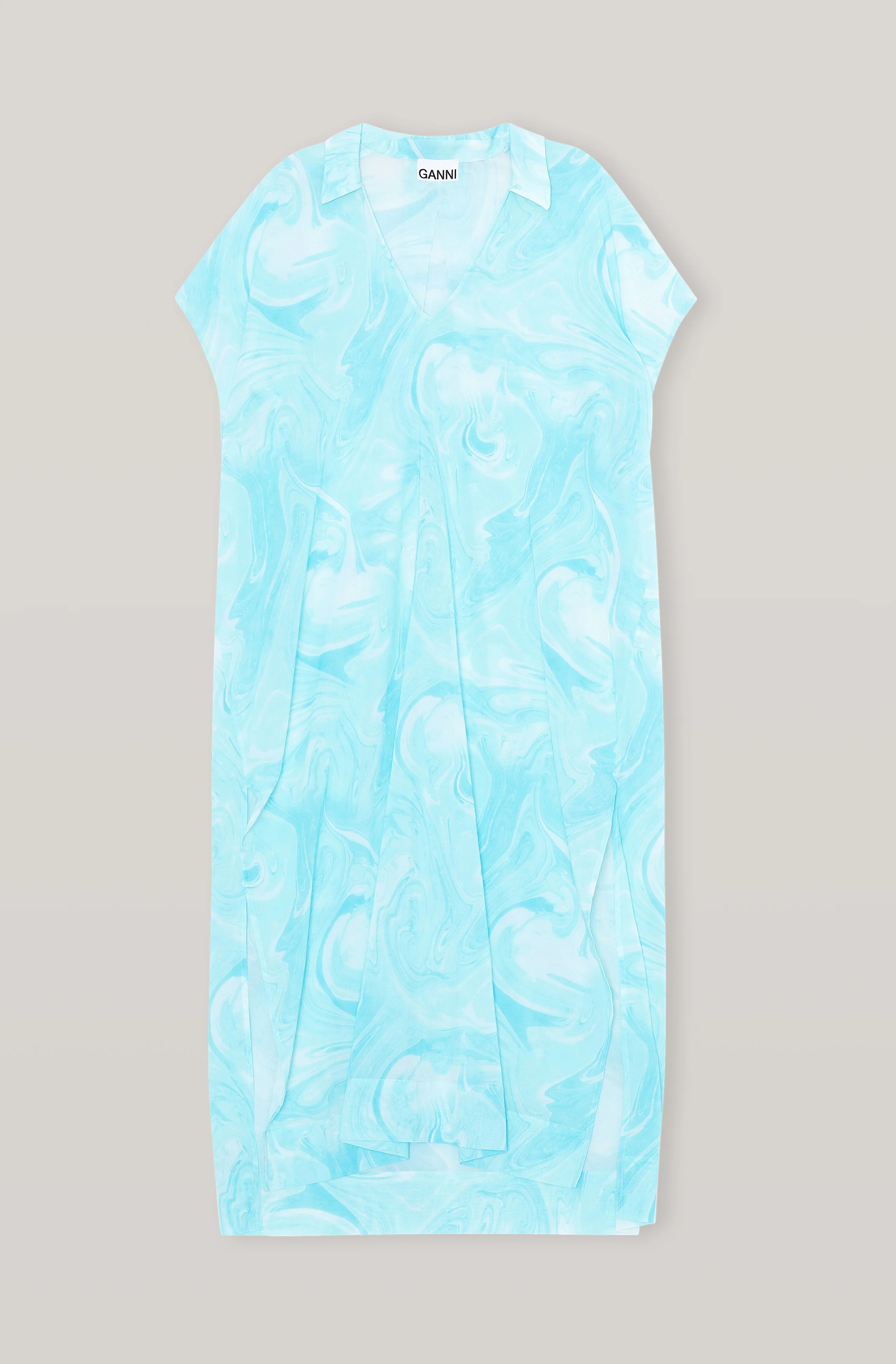 Light Cotton Kaftan | Bachelor Blue