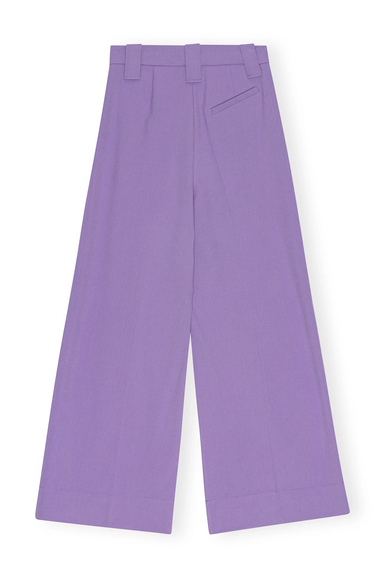 Light High Waist Flared Leg Trousers | Purple Haze - Image 2