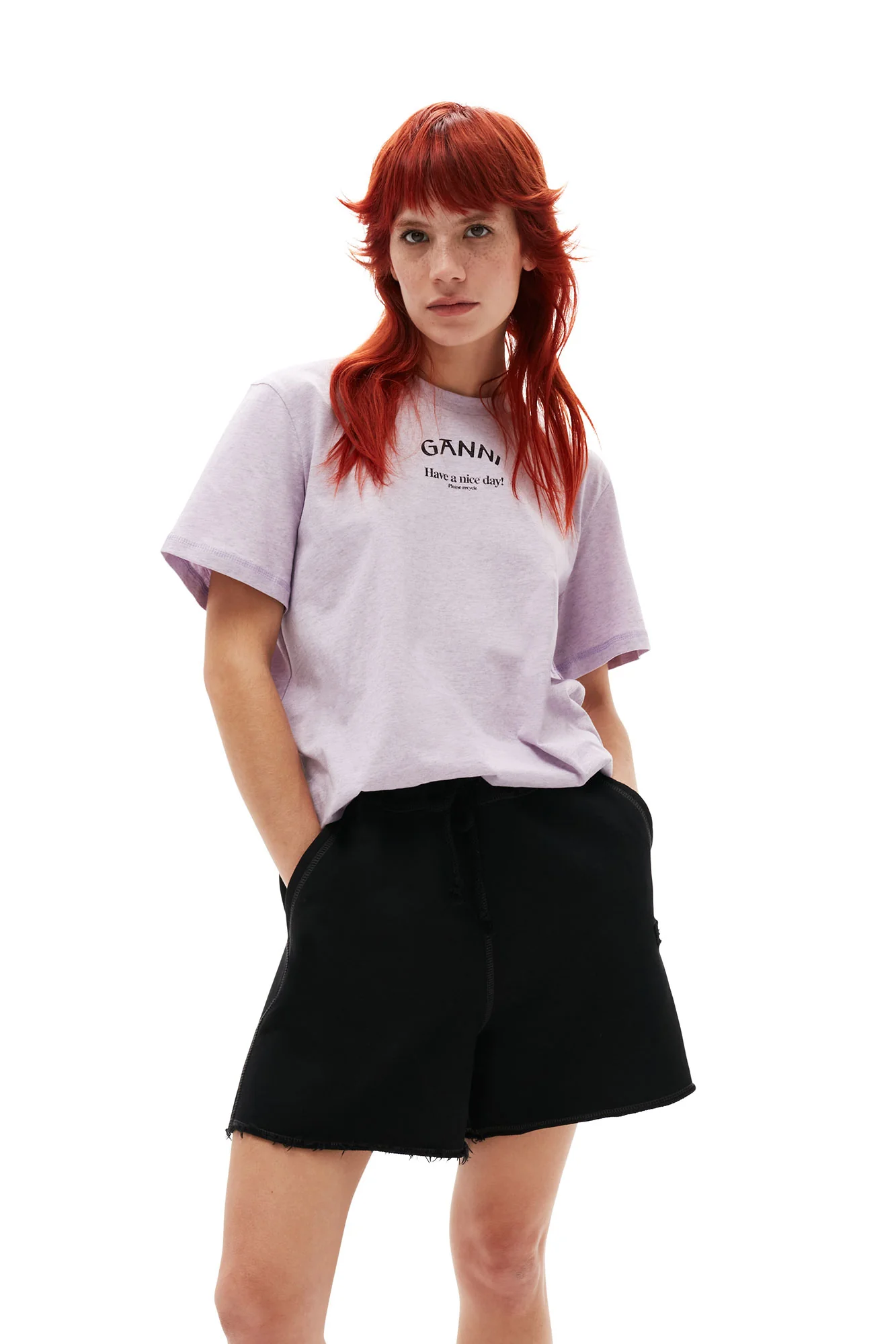 Light Isoli Drawstring Shorts | Black - Image 7
