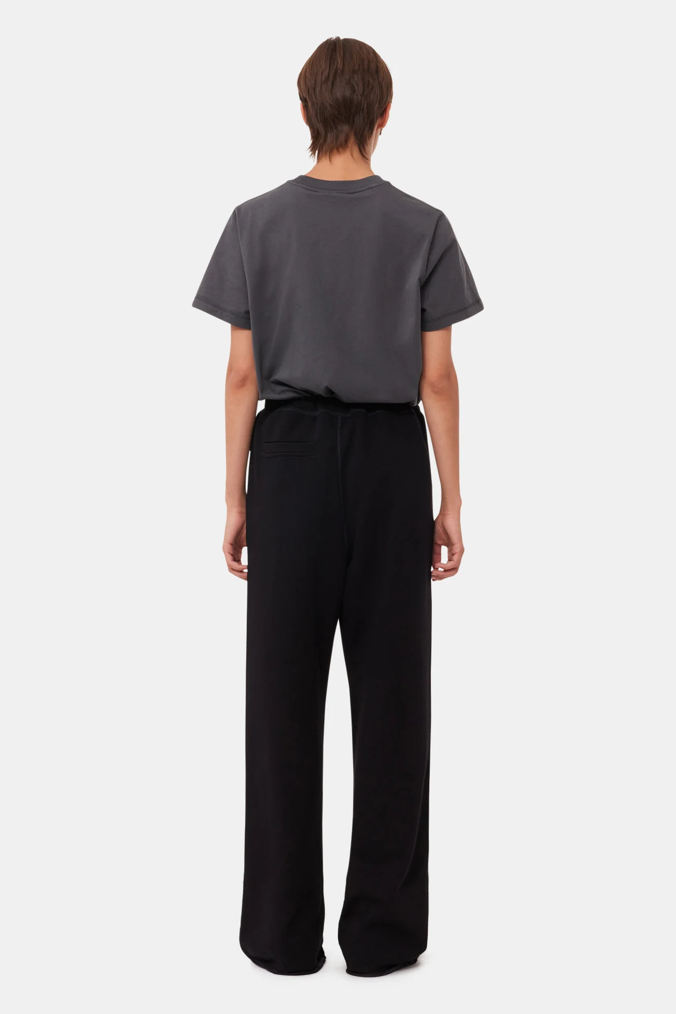 Light Isoli Wide Leg Trousers | Black - Image 2