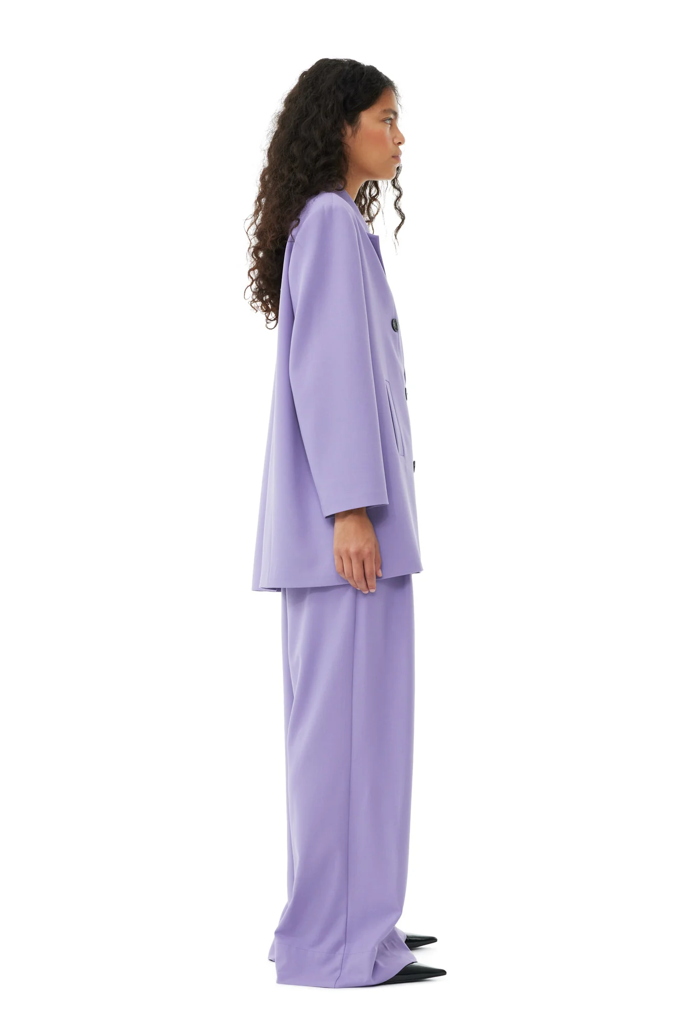 Light Oversized Blazer | Purple Haze - Image 5