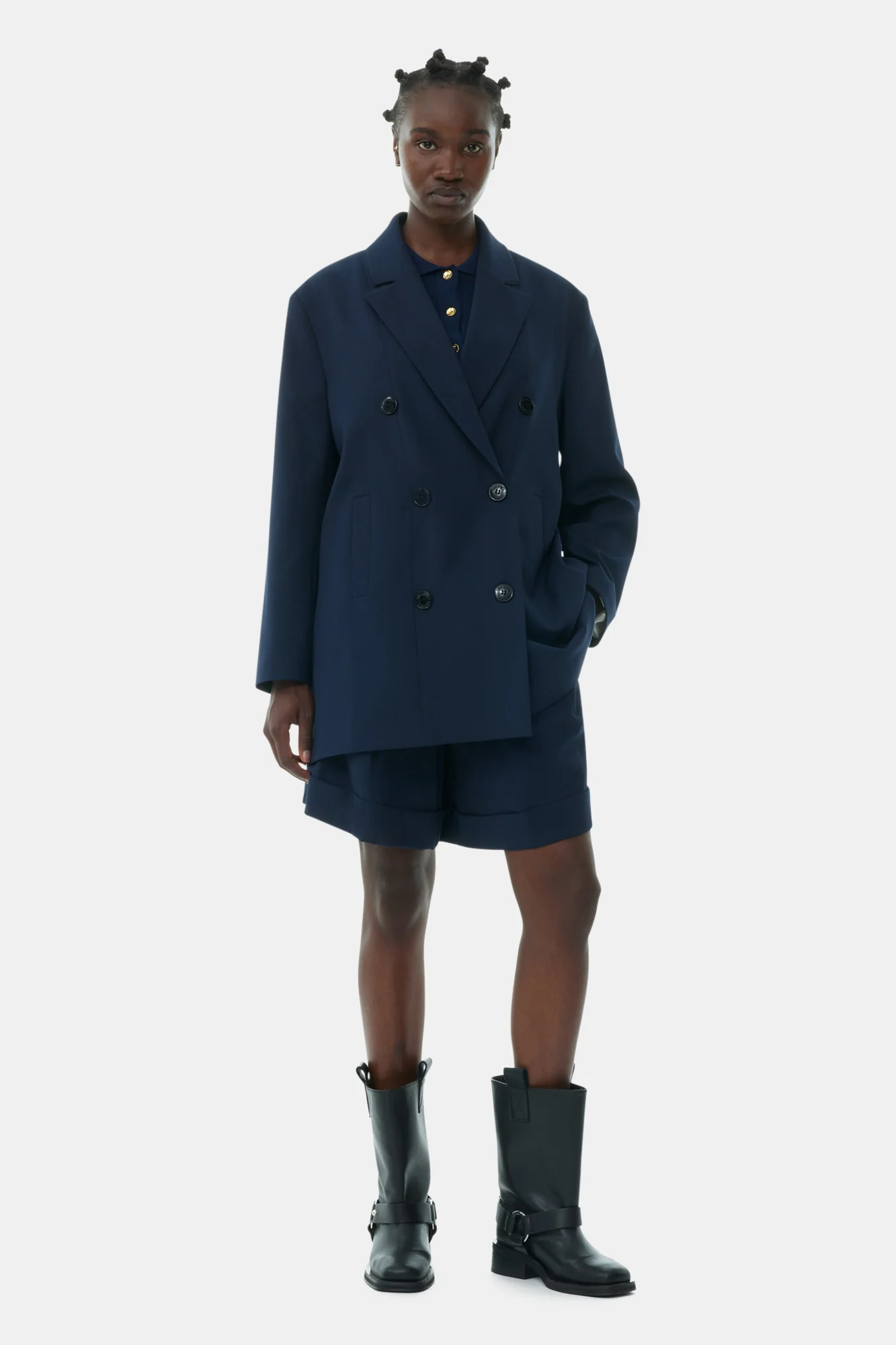 Light Oversized Blazer | Sky Captain - Image 4