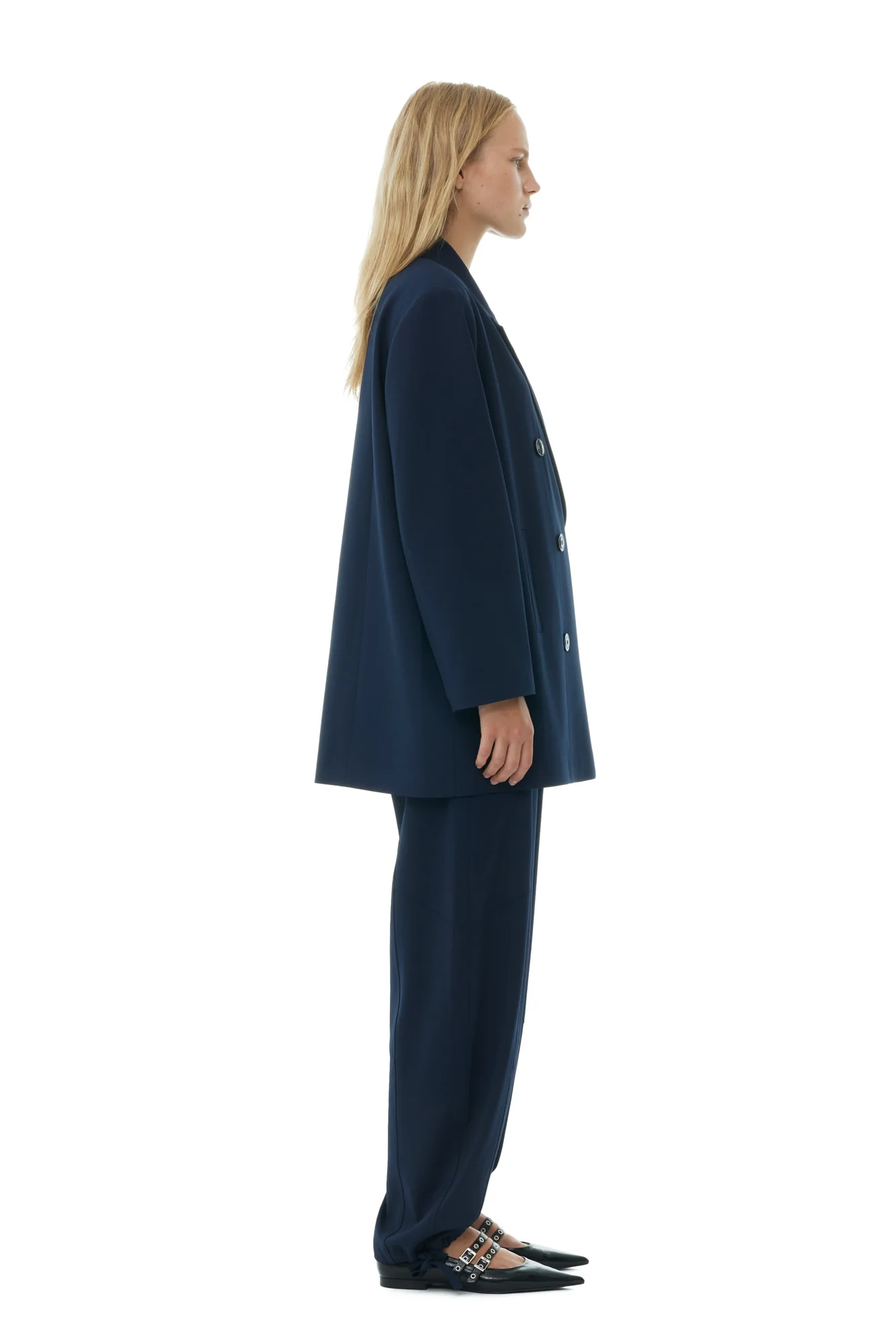 Light Oversized Blazer | Sky Captain - Image 9