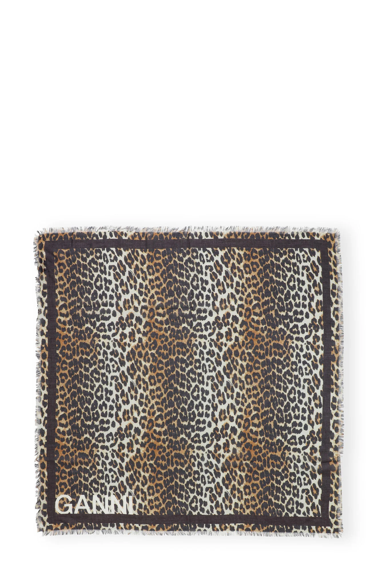 Light Printed Leopard Scarf | Leopard - Image 3