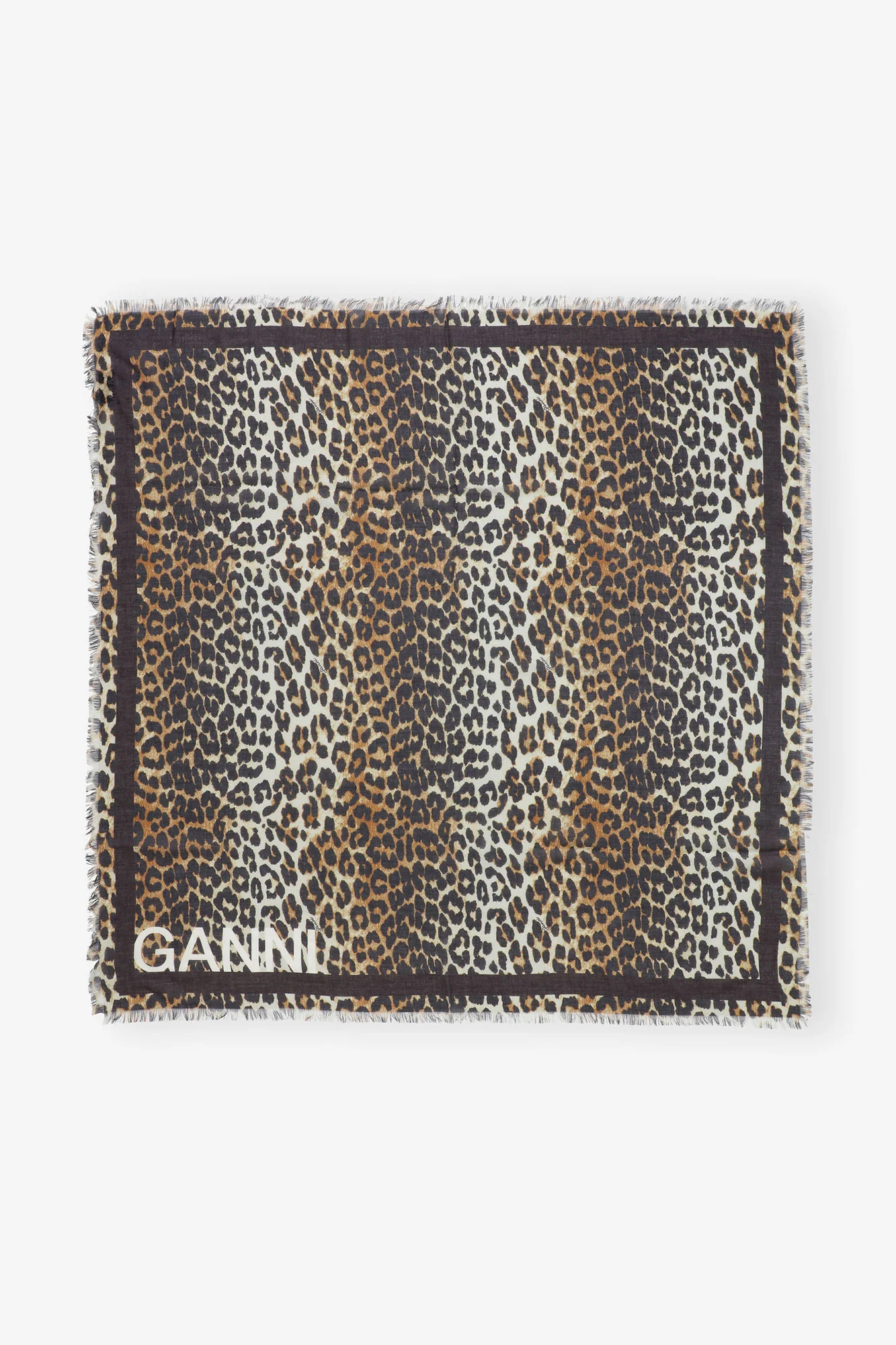 Light Printed Leopard Scarf | Leopard - Image 4