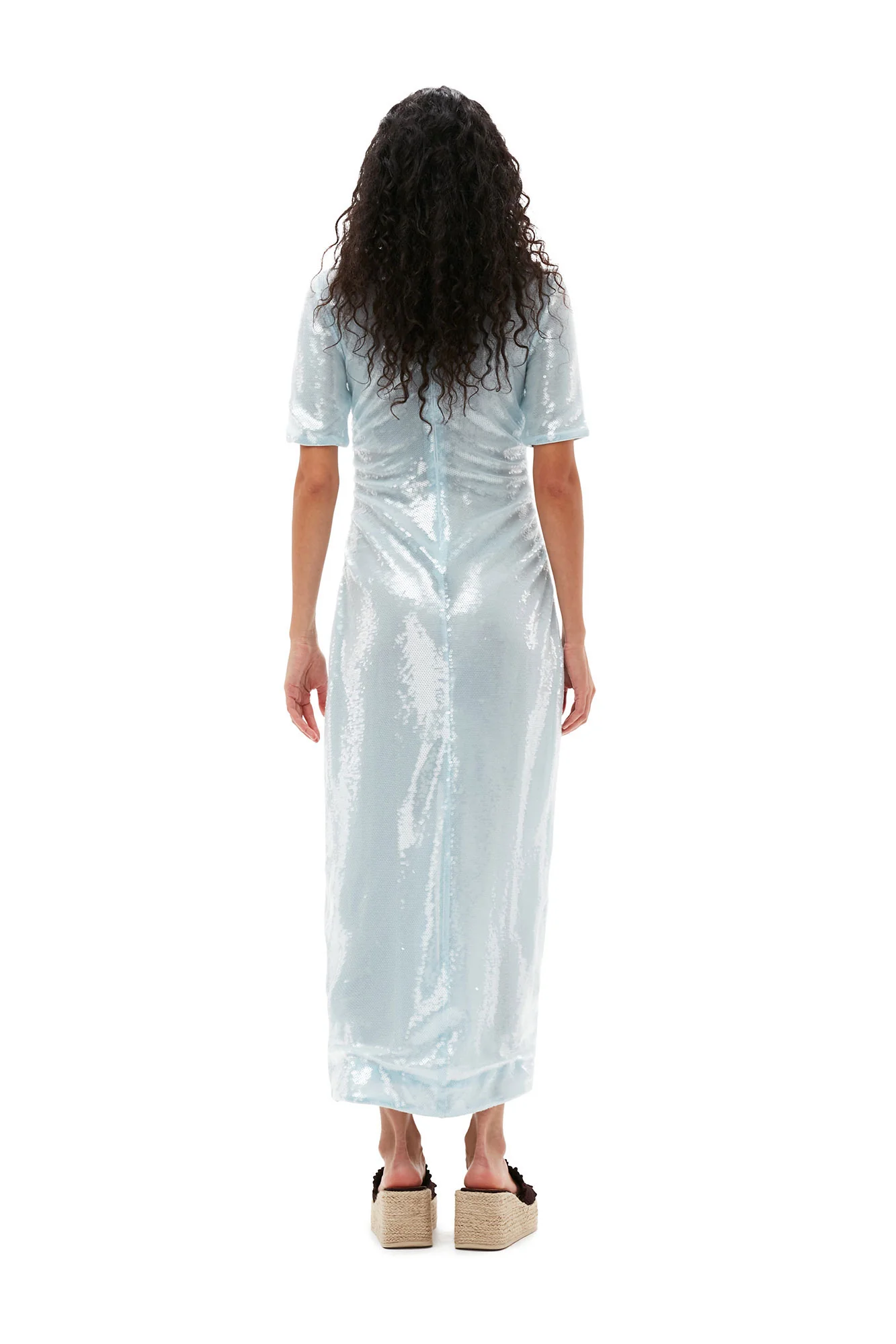 Light Sequins Maxi Dress | Ice Water - Image 4