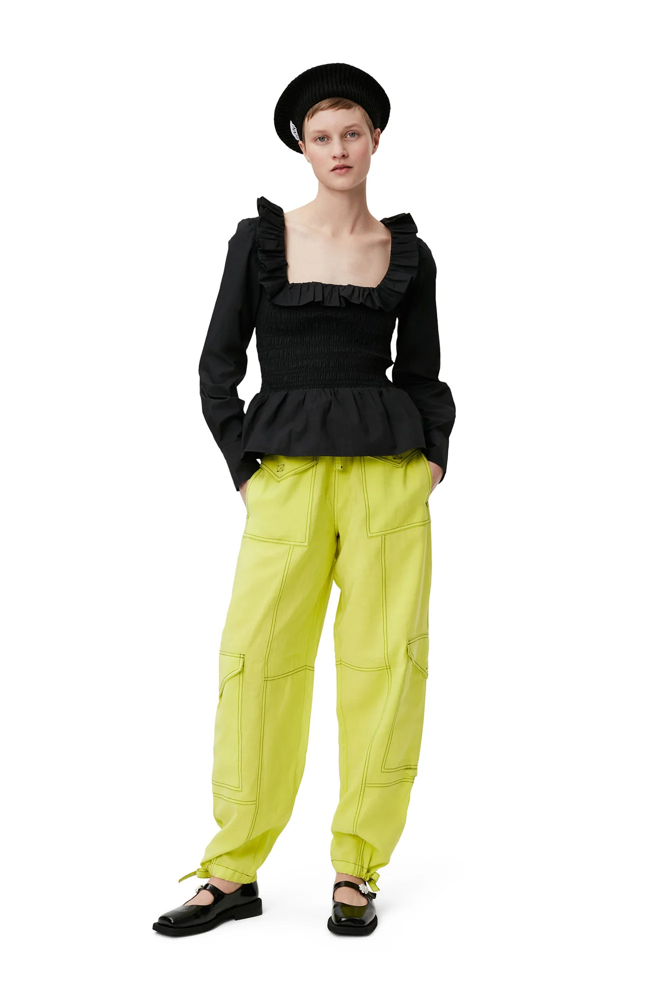 Light Slub Pocket Trousers | Sulphur Spring - Image 3