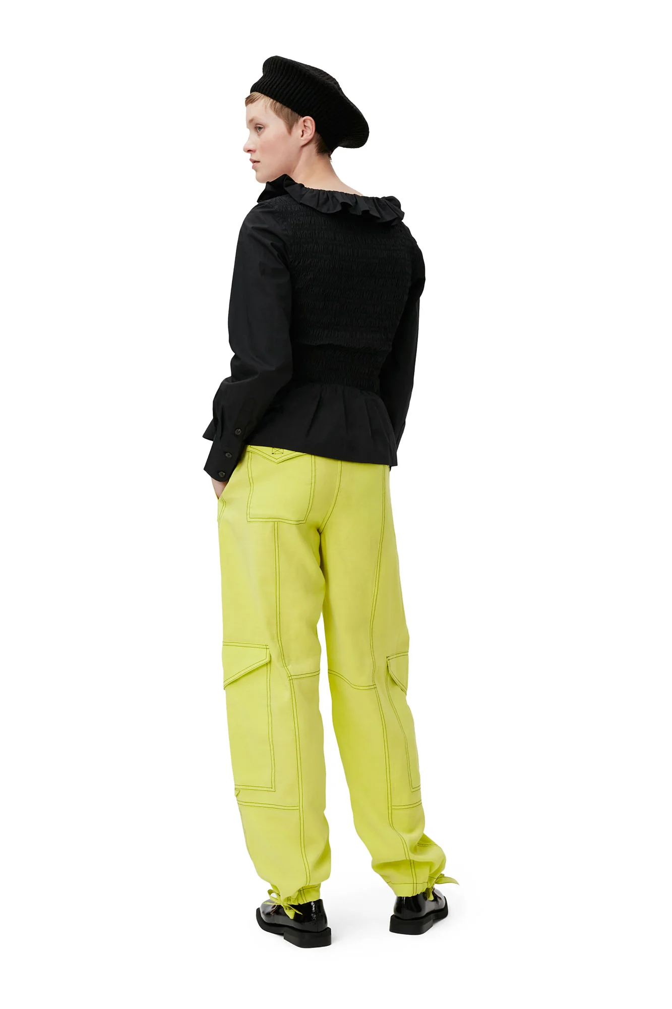 Light Slub Pocket Trousers | Sulphur Spring - Image 4