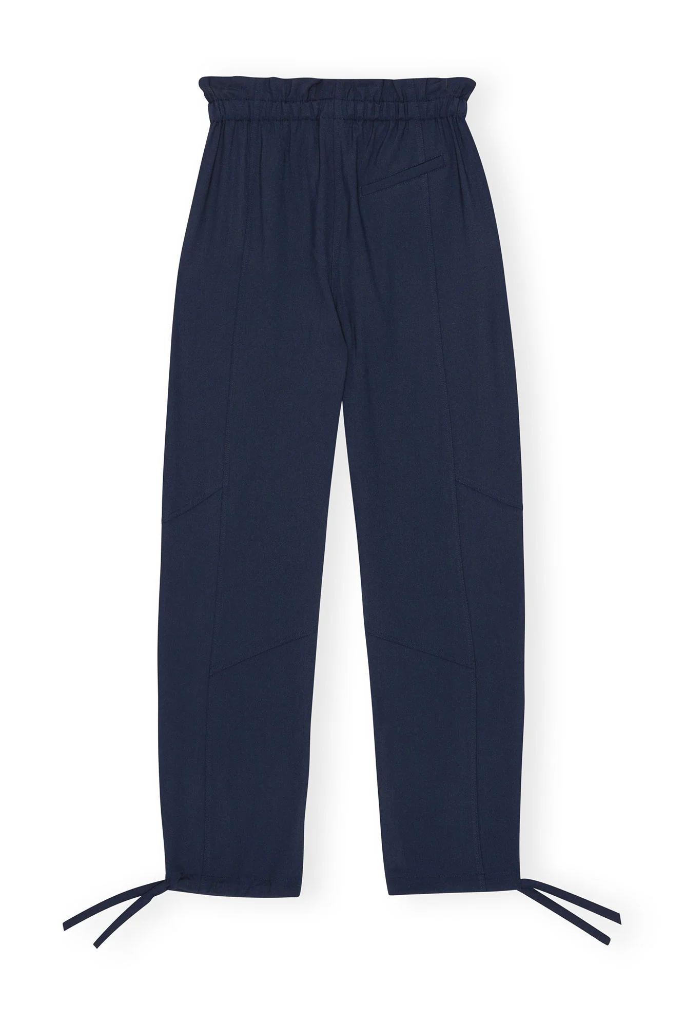 Light Solid Elasticated Waist Pants | Sky Captain - Image 2