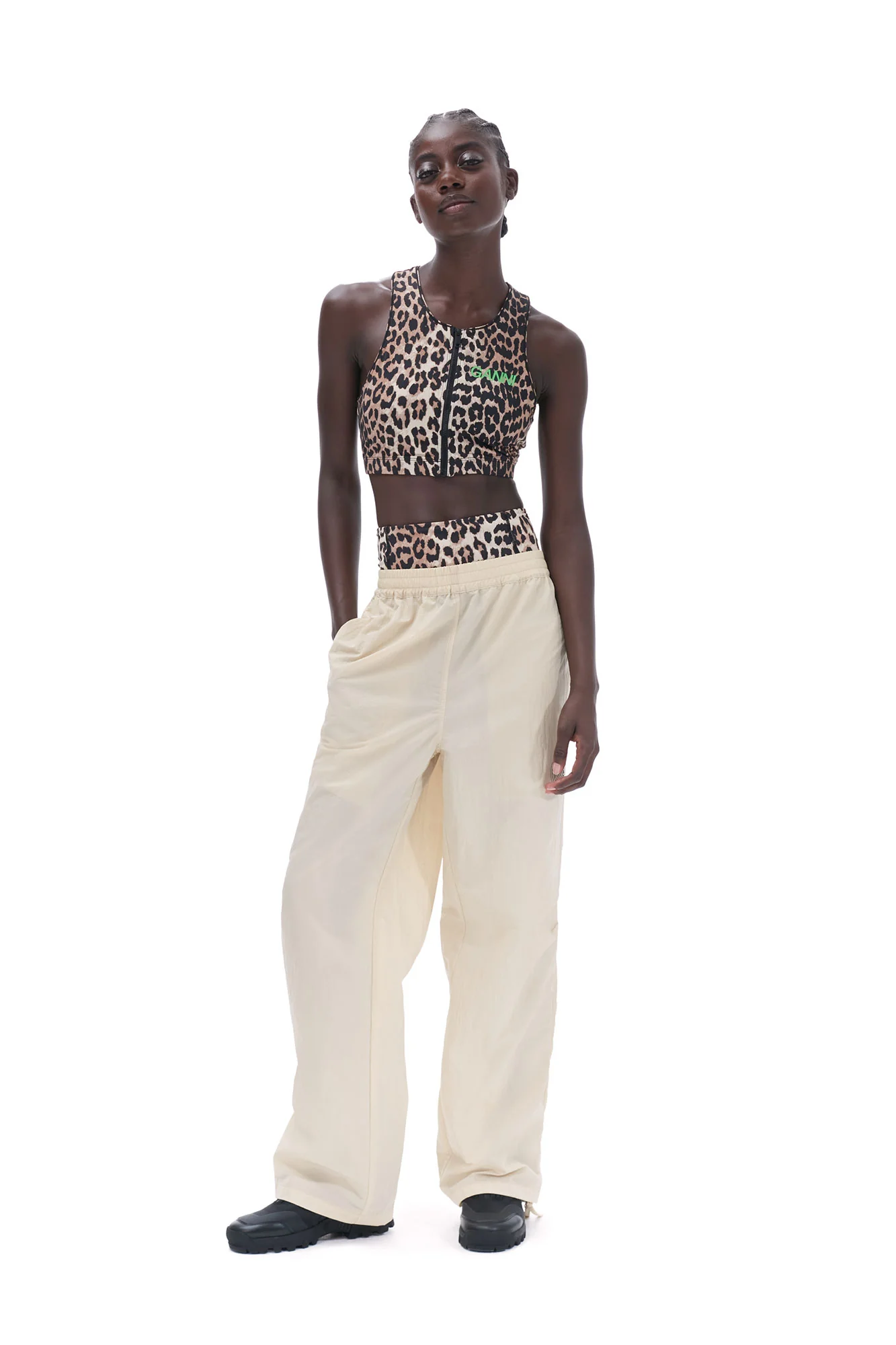 Light Tech Drawstring Trousers | Biscotti - Image 3