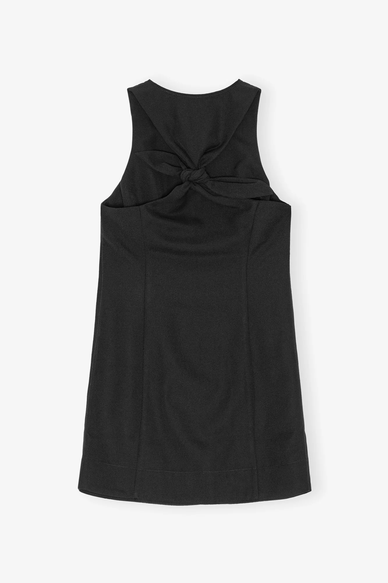 Light Twill Suiting Mini Dress | Black - Image 2