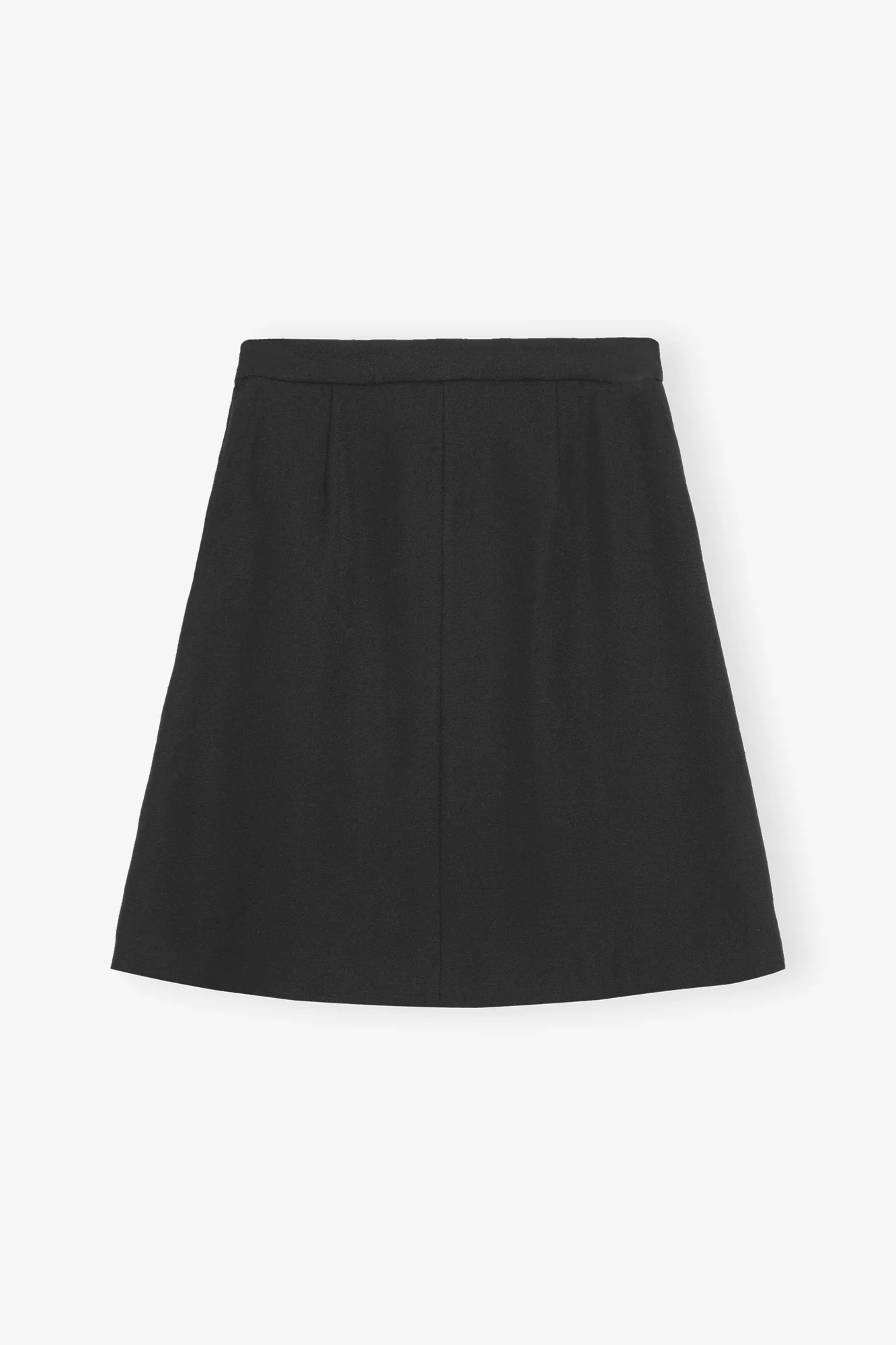 Light Twill Suiting Skirt | Black - Image 2