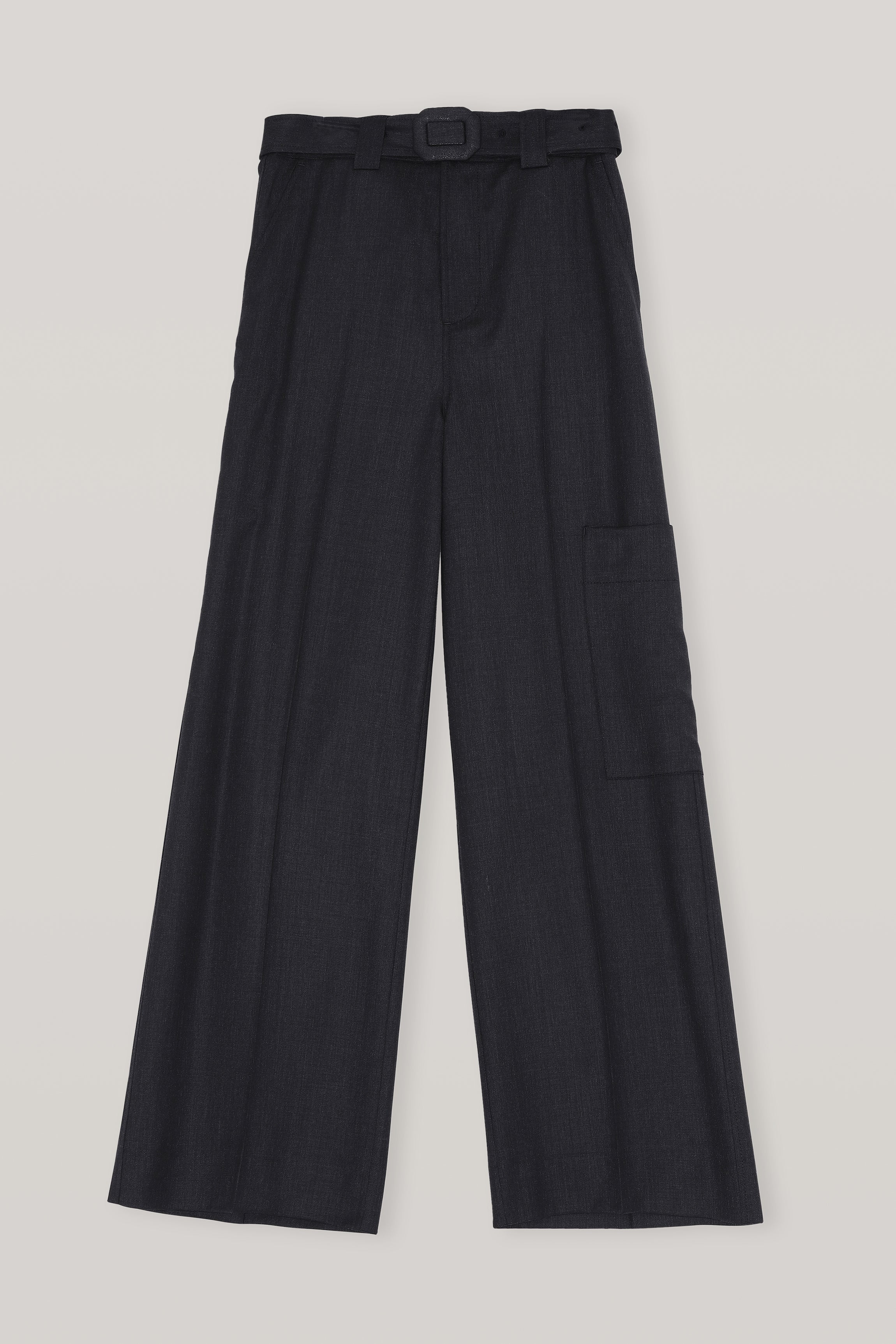 Light Wool Tailored Trousers | Phantom