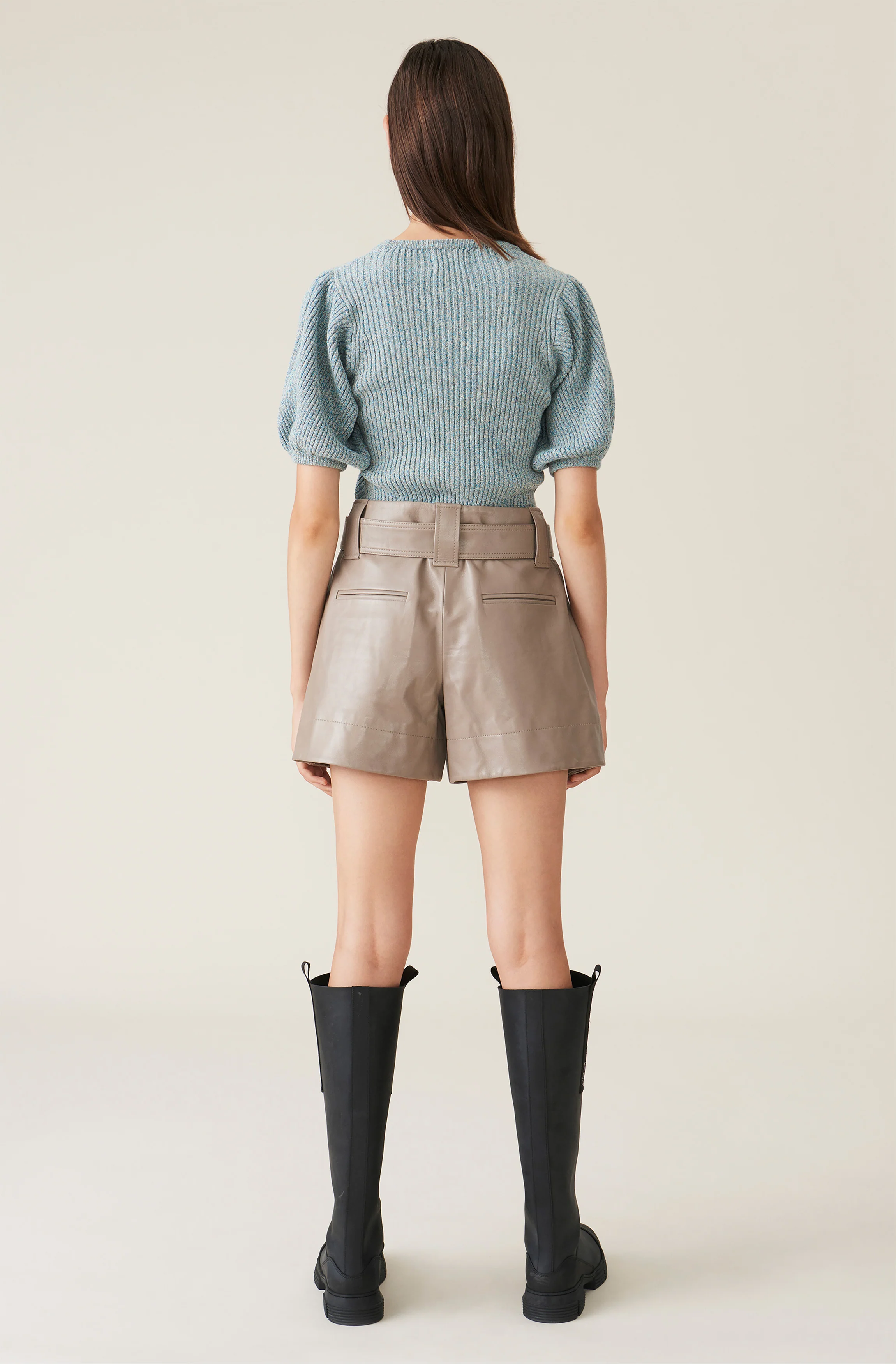 Linen Knit Top | Bachelor Blue - Image 4