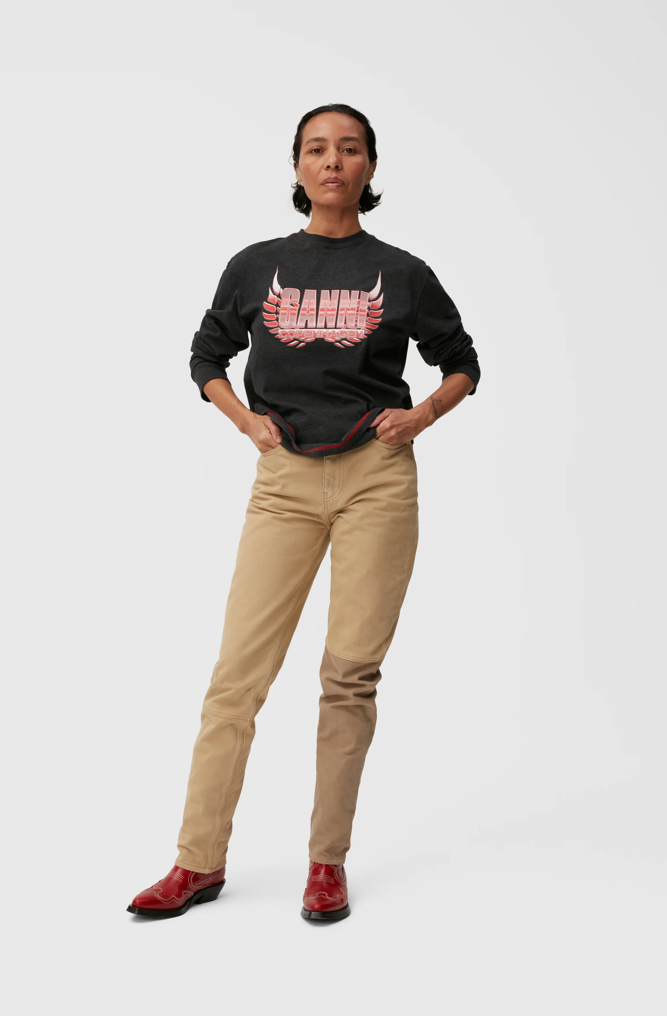 Logo Long Sleeve T-Shirt | Phantom - Image 4