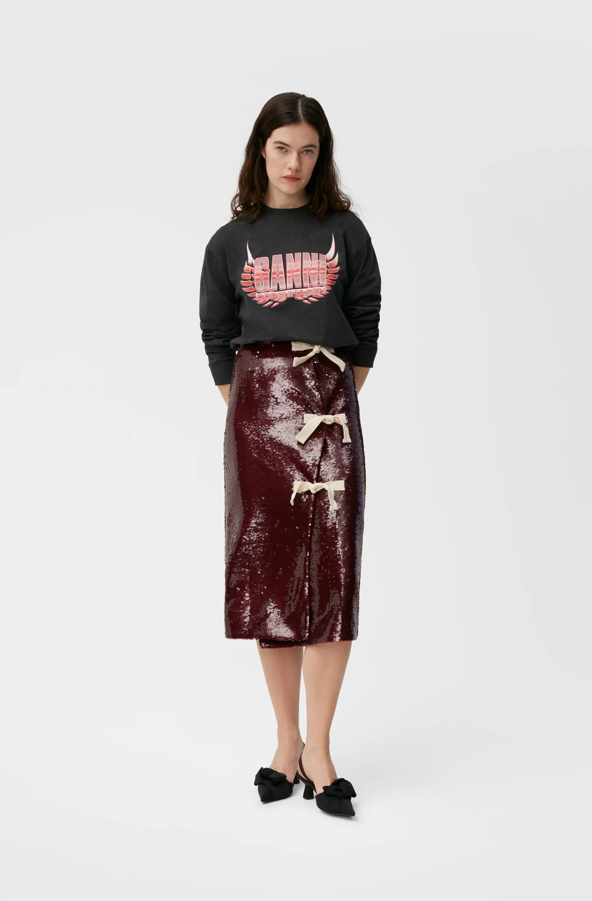 Logo Long Sleeve T-Shirt | Phantom - Image 6