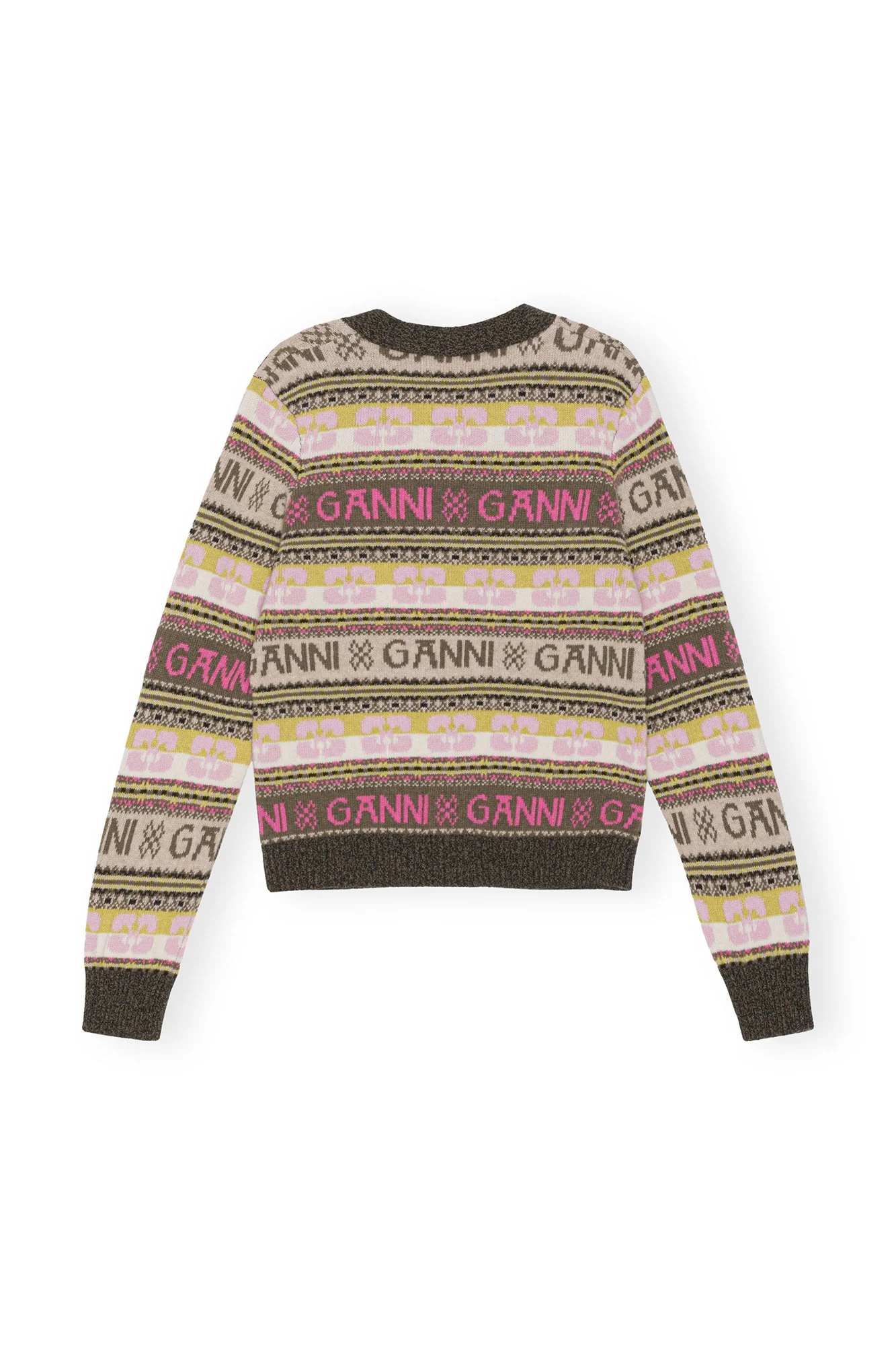 Logo Wool Mix Cardigan | Kalamata - Image 2