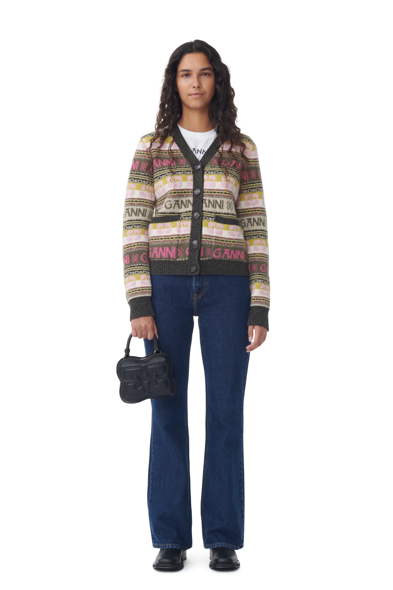 Logo Wool Mix Cardigan | Kalamata - Image 4