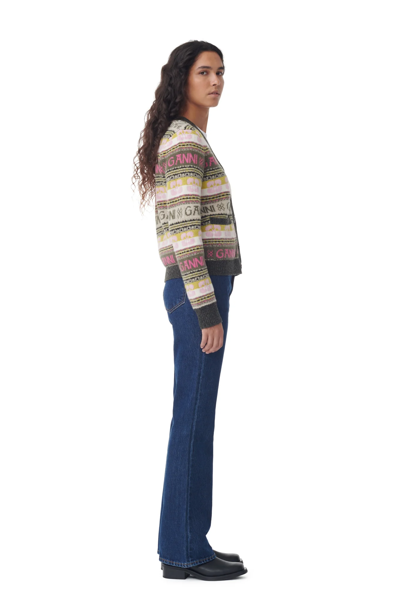 Logo Wool Mix Cardigan | Kalamata - Image 5