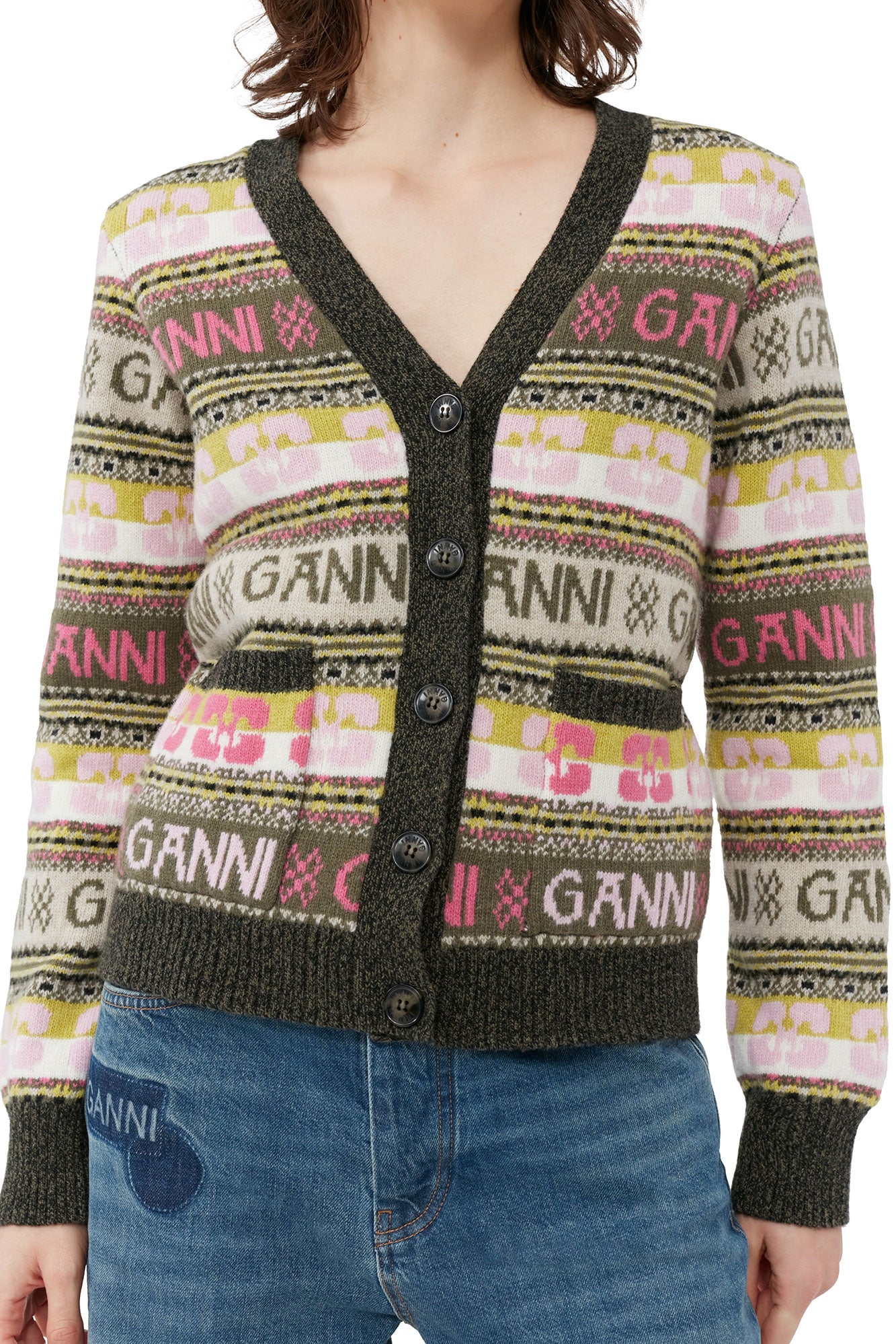 Logo Wool Mix Cardigan | Kalamata - Image 7