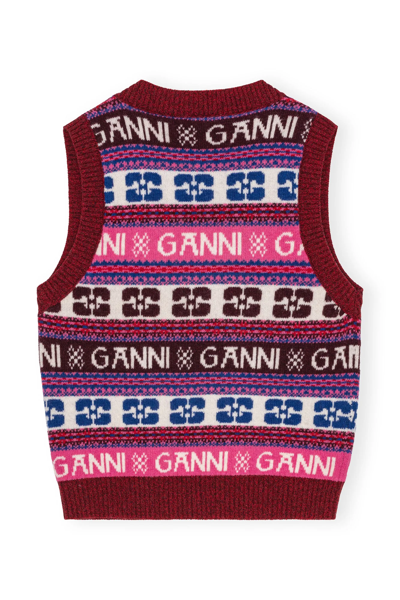 Logo Wool Mix Vest | Multicolor - Image 2