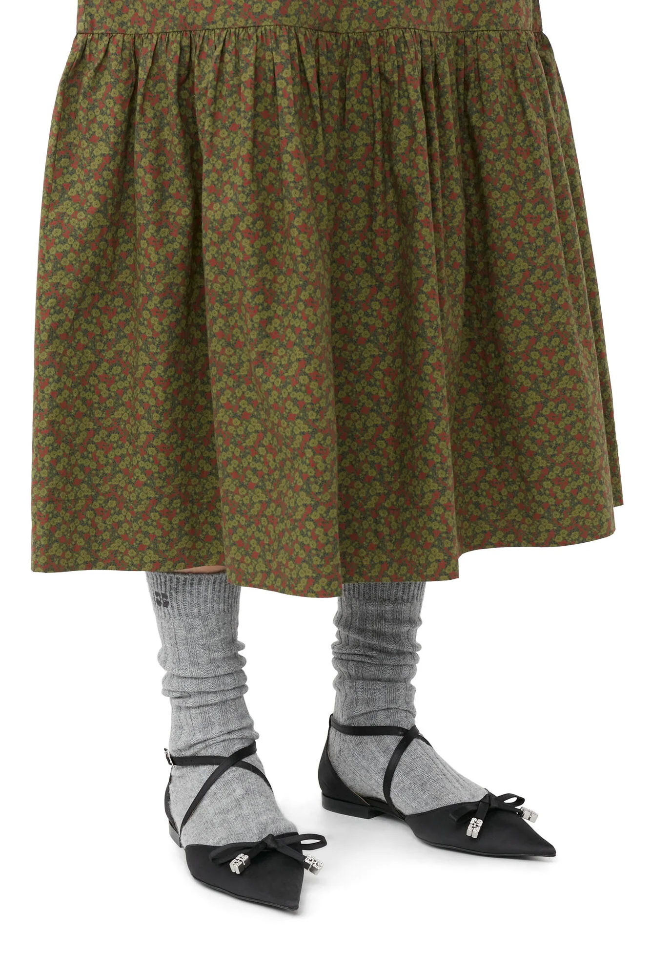 Long Winter Ribbed Socks | Frost Gray - Image 3
