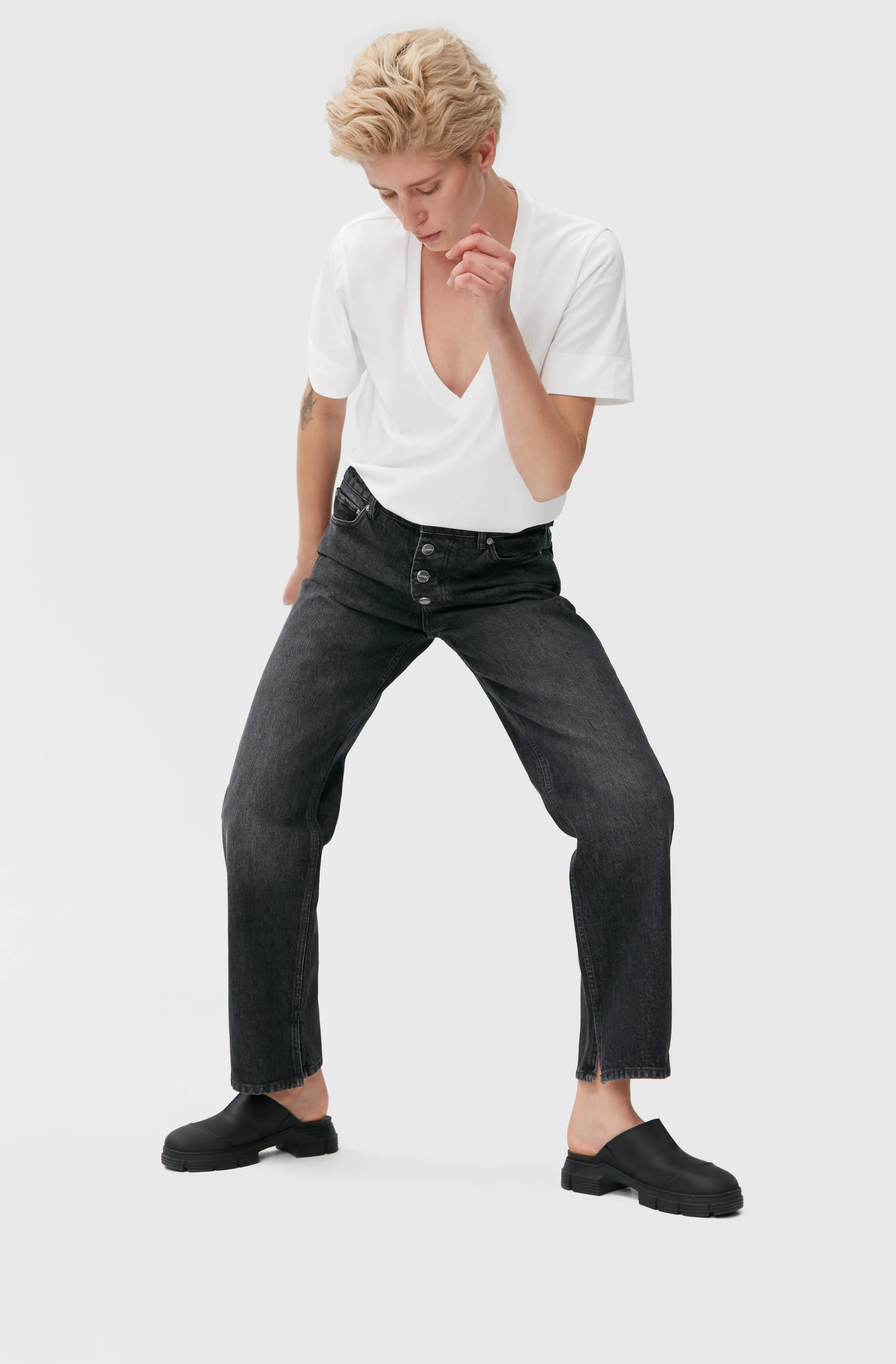 Lovy Jeans | Black/White Vintage - Image 9