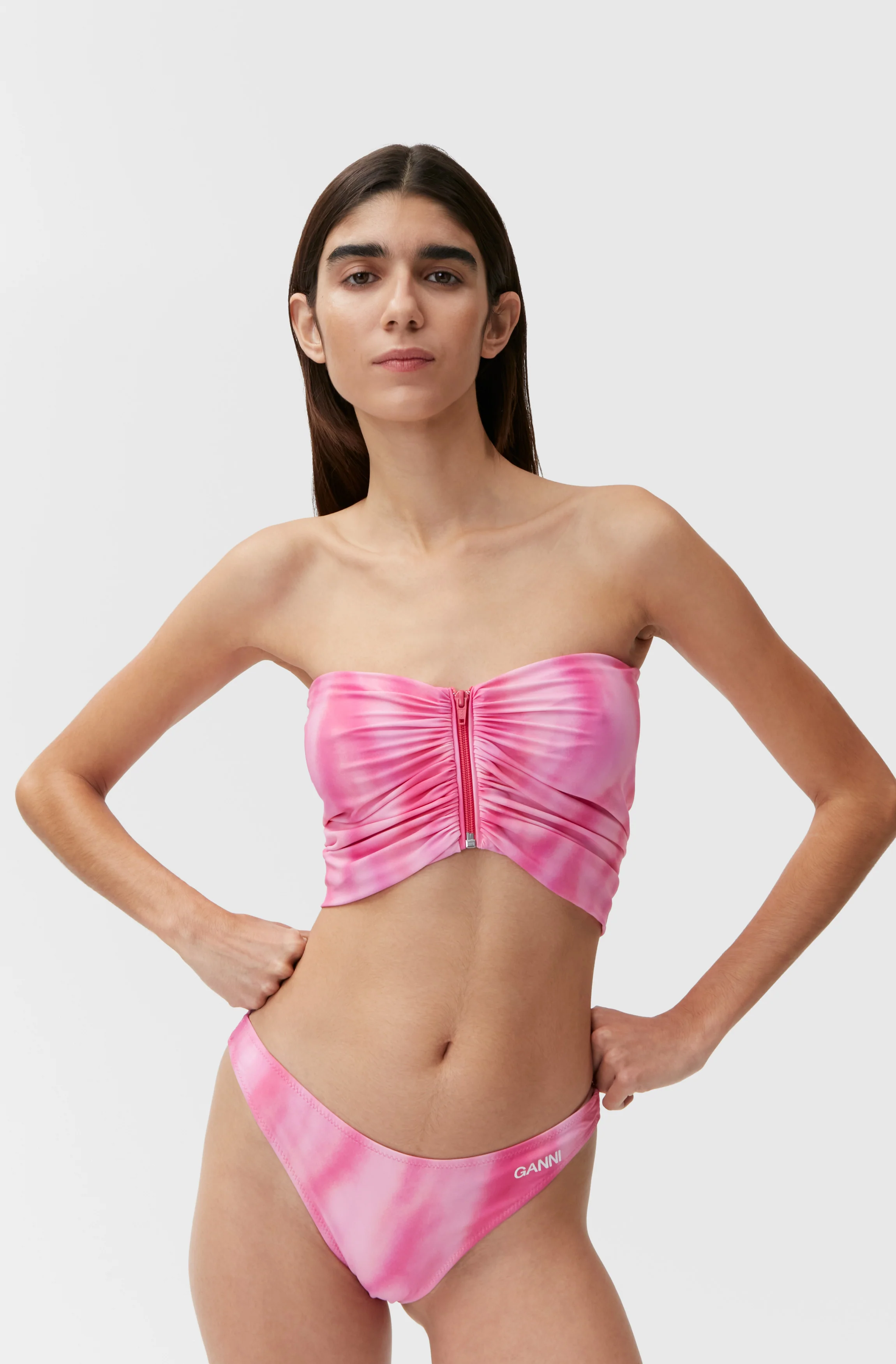 Low-Rise Brief Bikini Bottom | Dreamy Daze Phlox Pink - Image 5