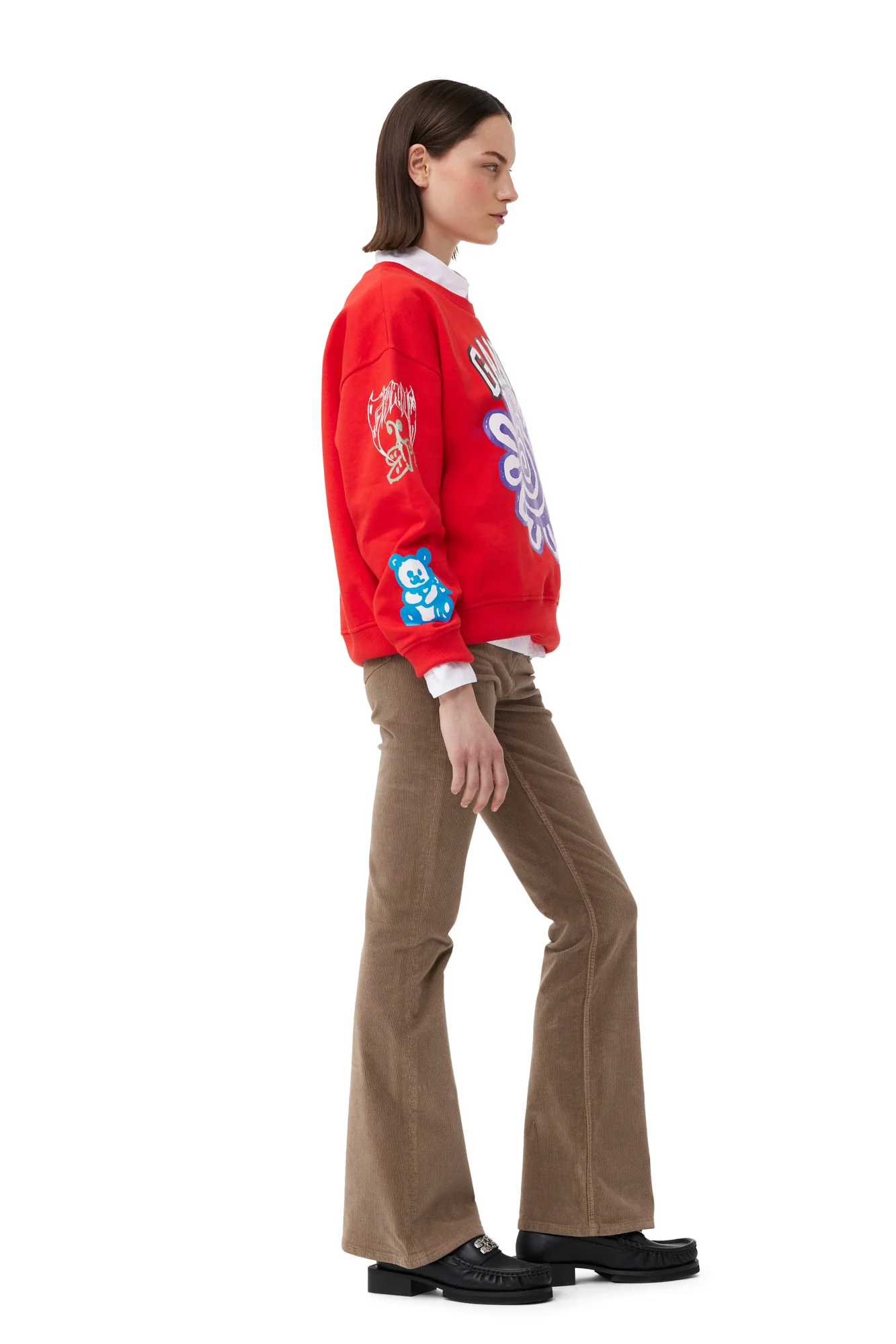Mega Flower Sweatshirt | High Risk Red - Image 5