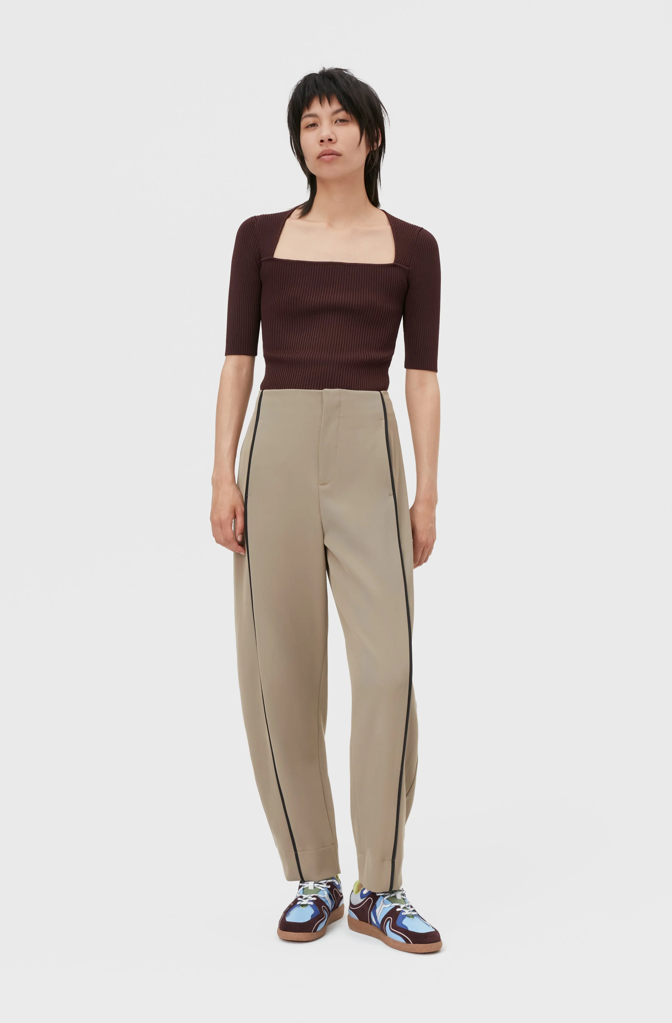 Melange Knit Blouse | Port Royale - Image 4