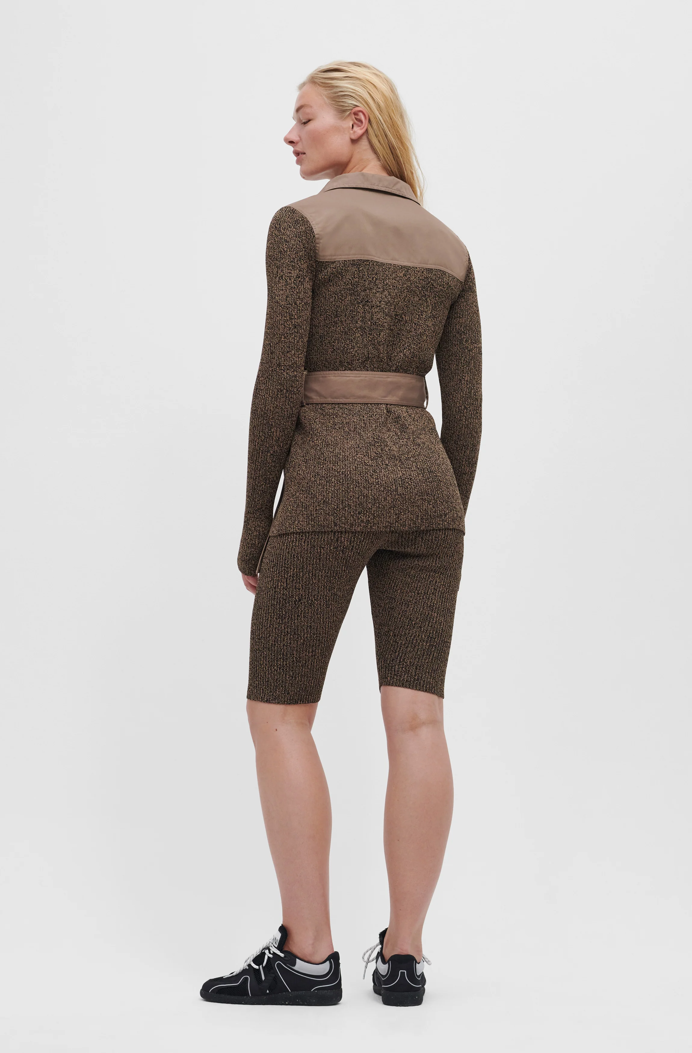 Melange Knit Leggings | Fossil - Image 3