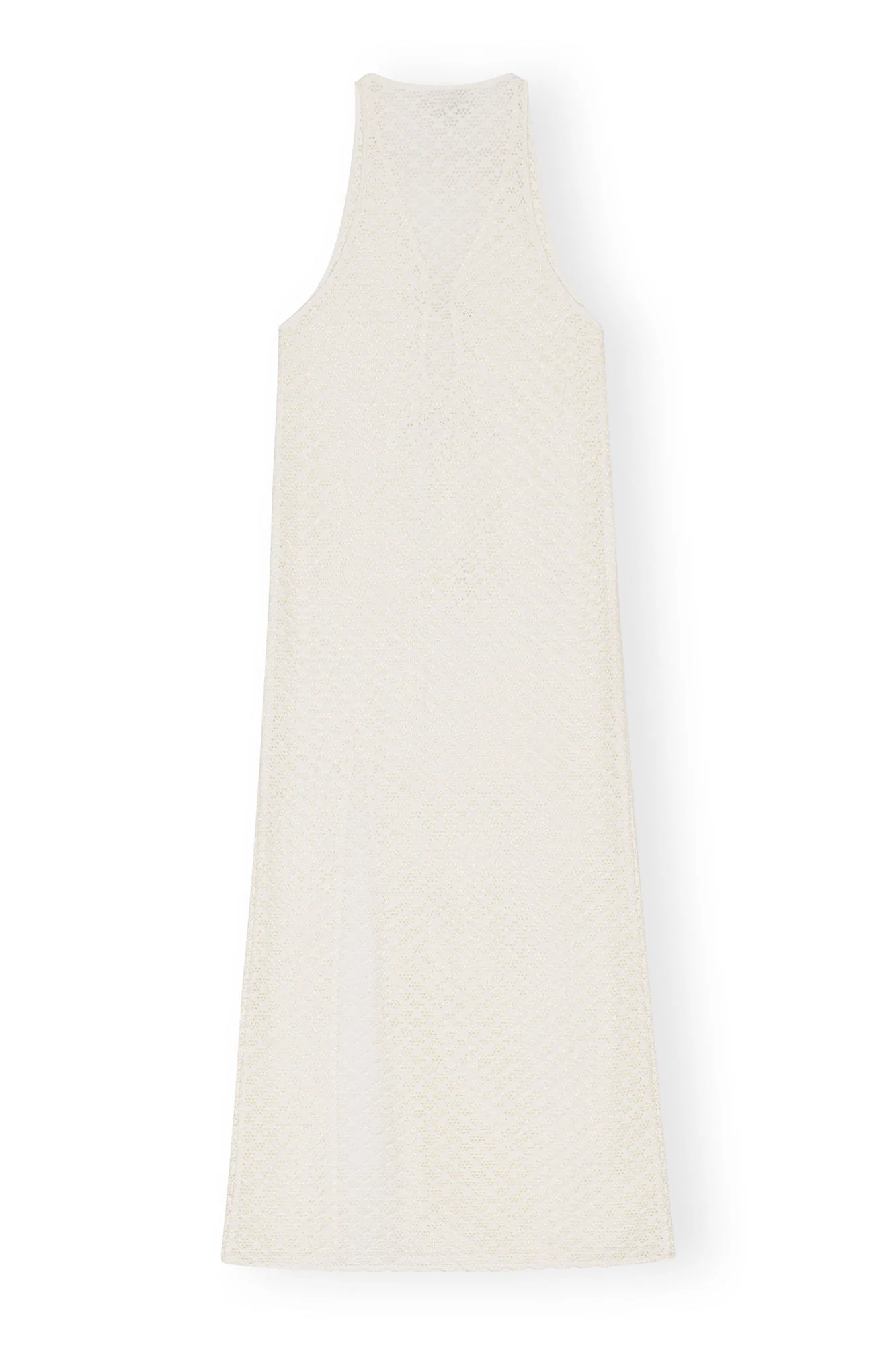 Mesh Lace Maxi Dress | Egret - Image 2