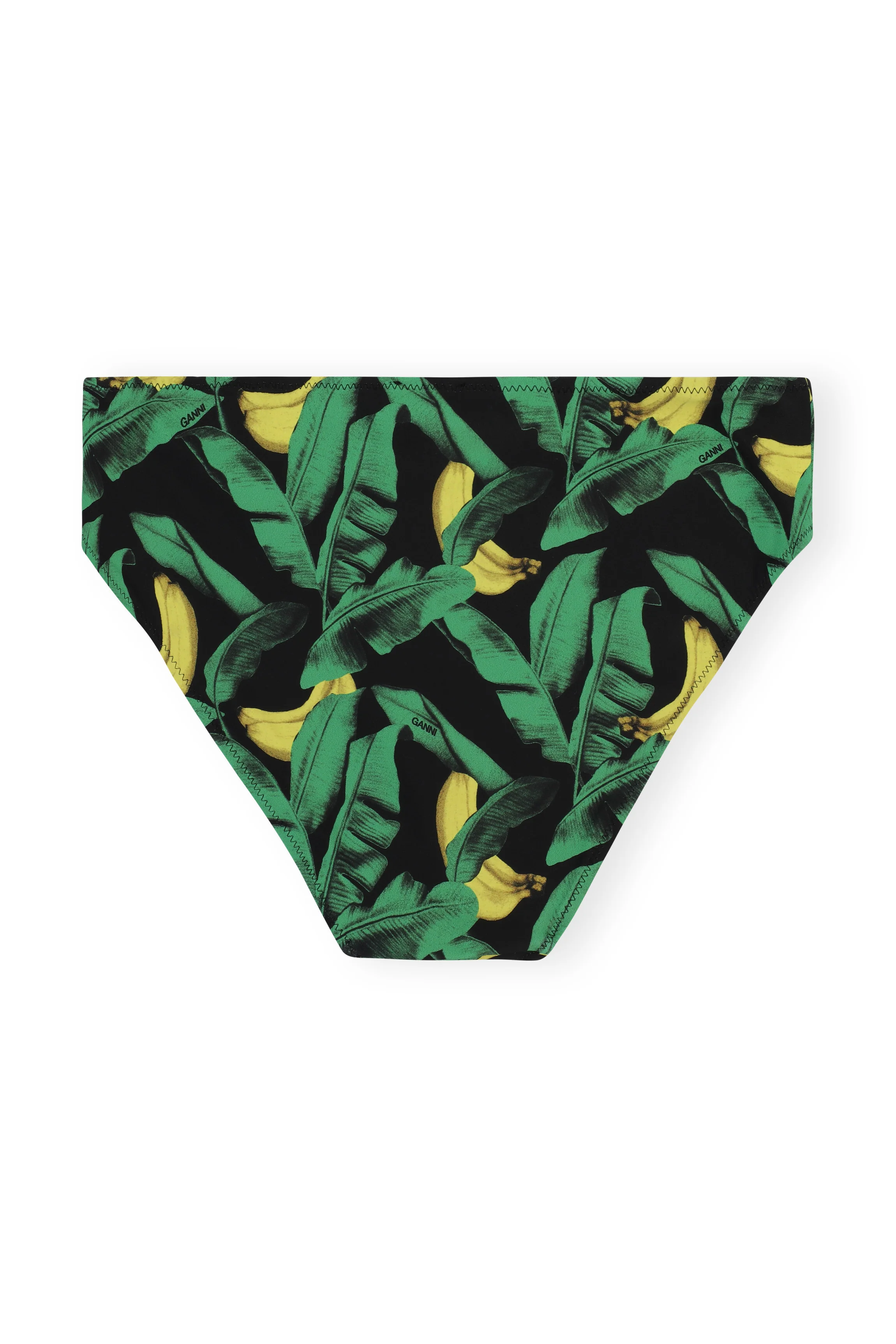 Mid-Rise Bikini Bottom | Banana Tree Black - Image 2