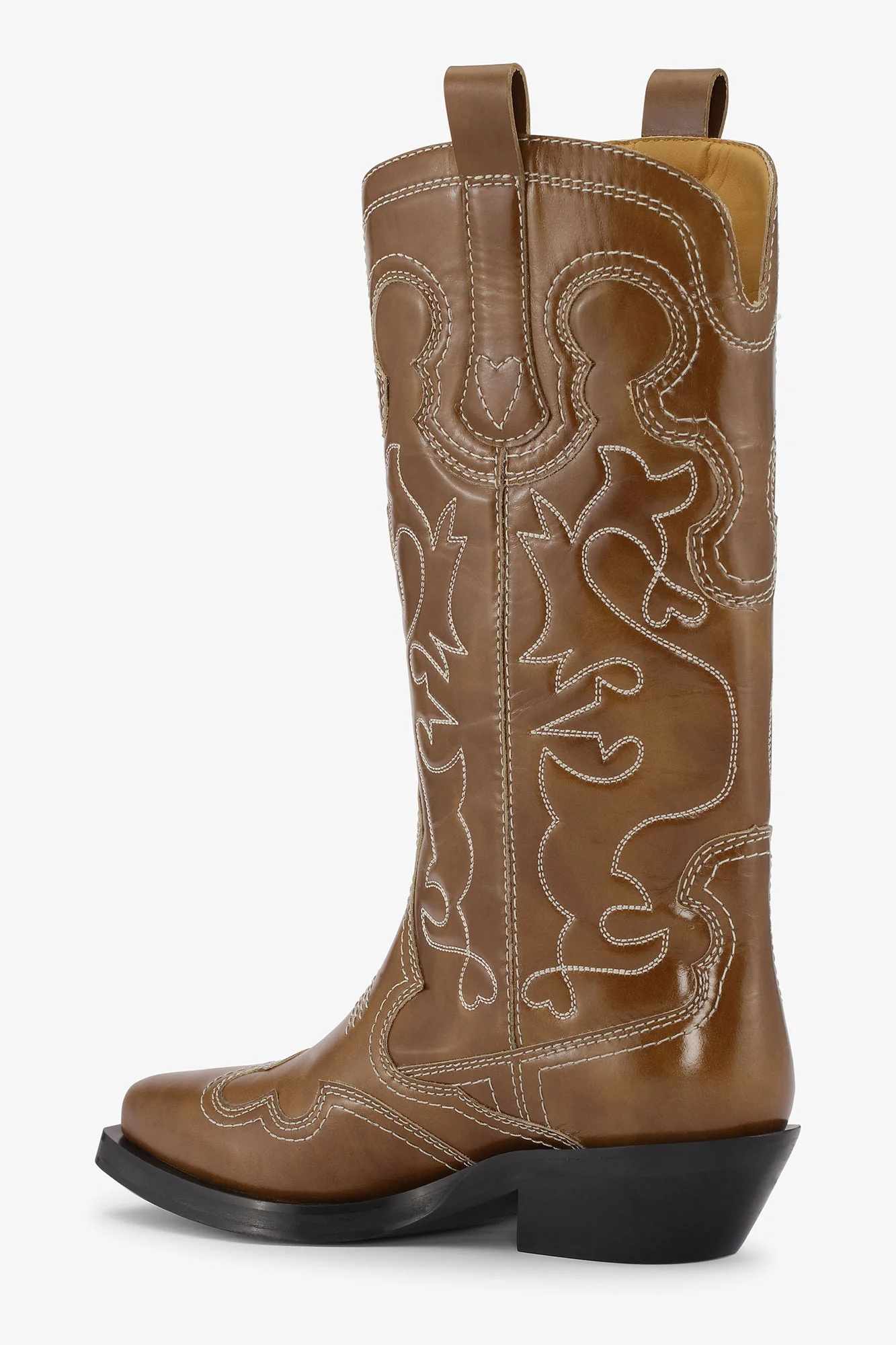 Mid Shaft EmbroideWestern Boot | Tiger's Eye - Image 4