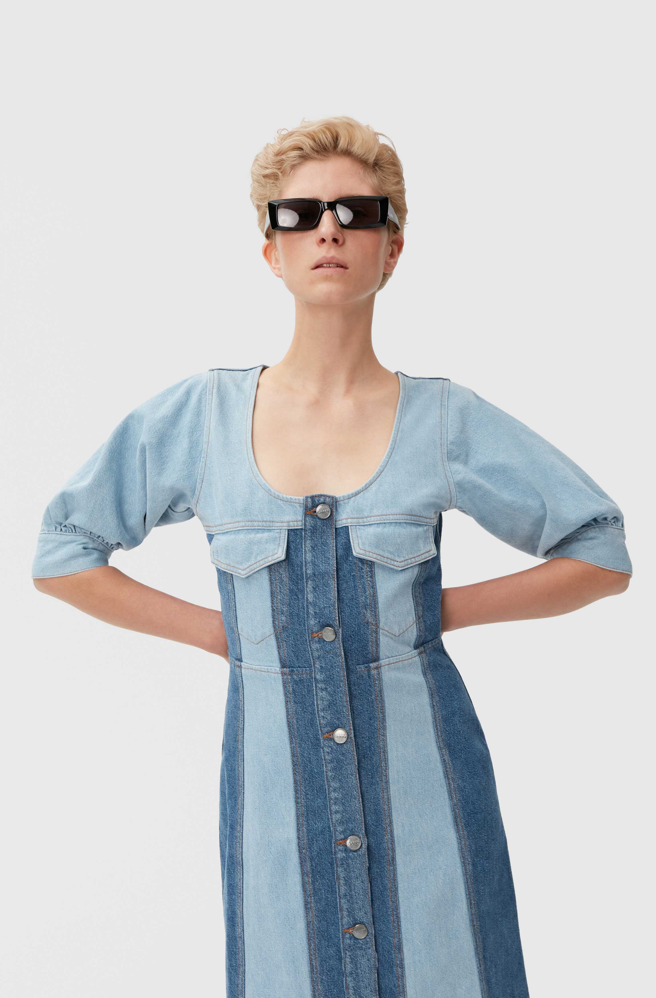 Midi Dress | Denim - Image 5