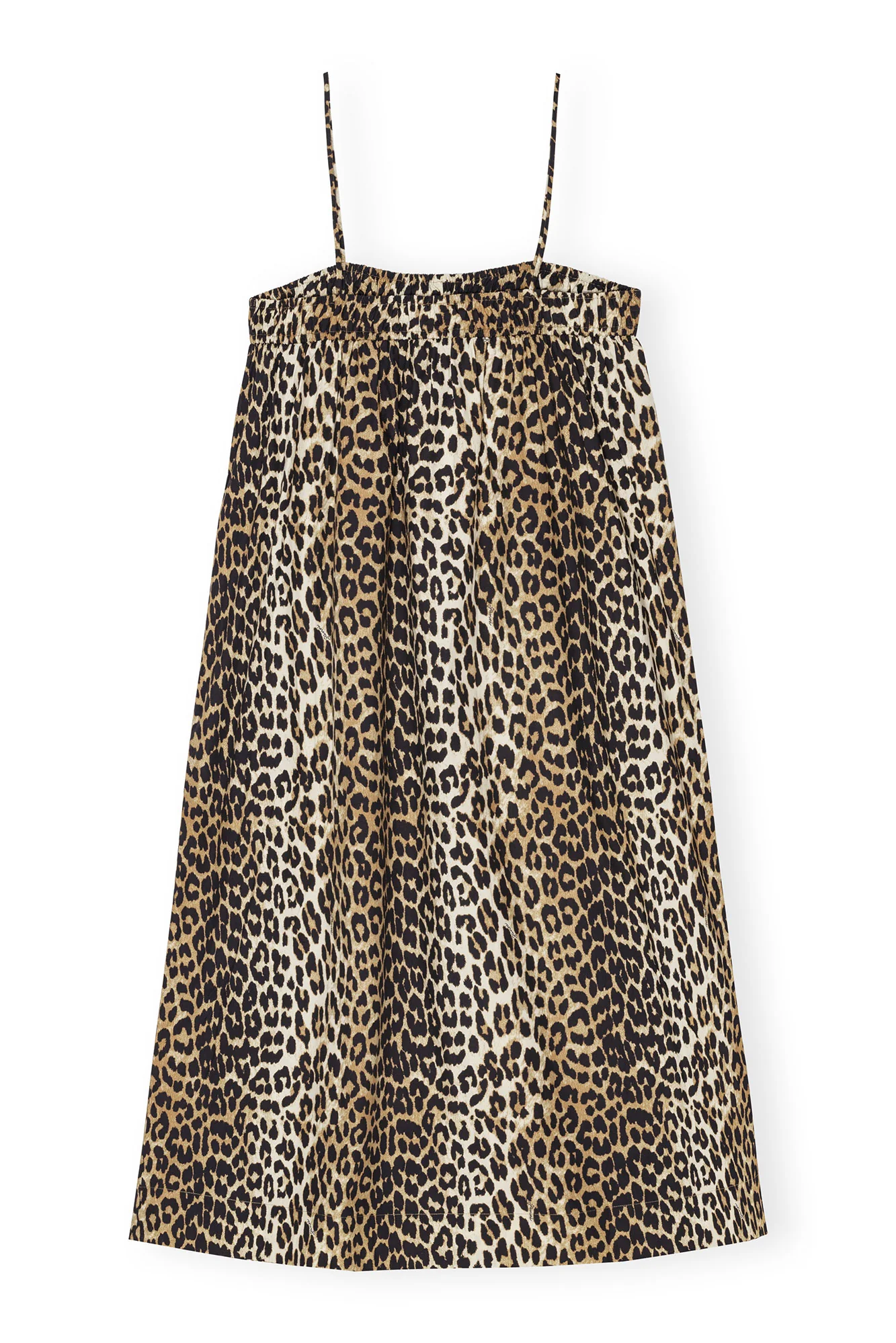 Midi Strap Dress | Leopard - Image 2