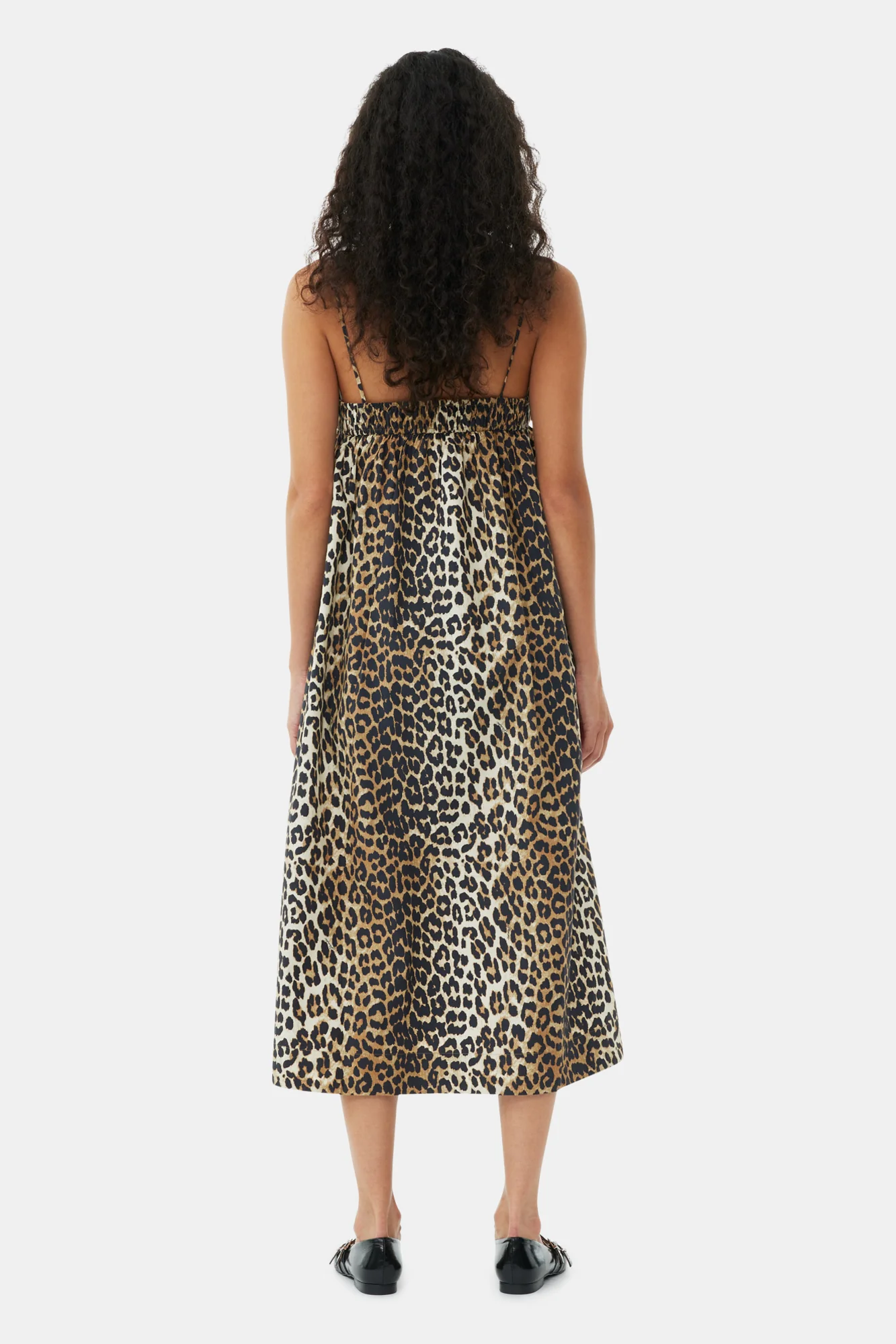Midi Strap Dress | Leopard - Image 6