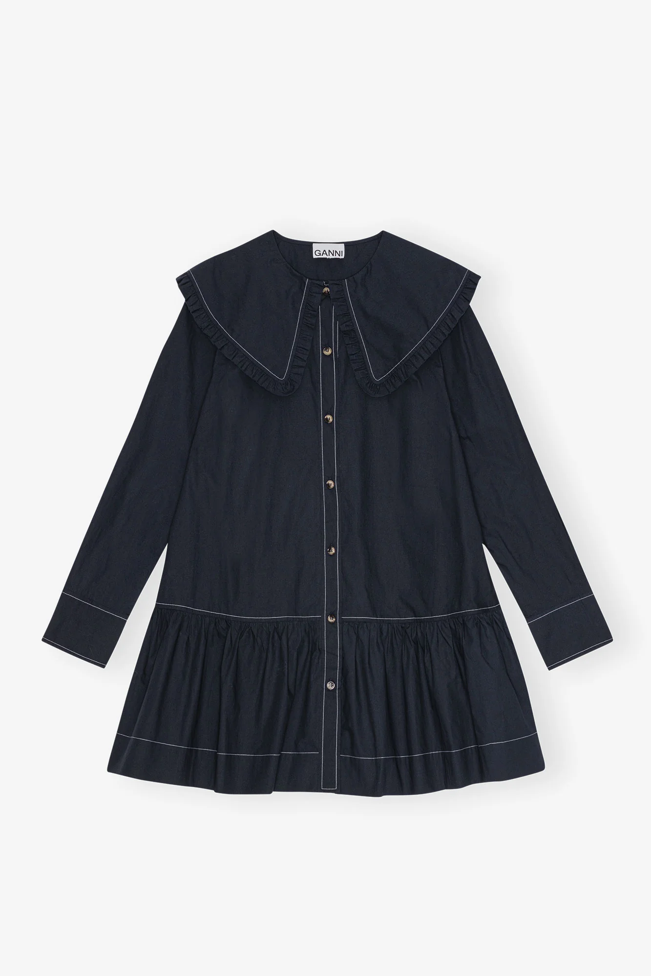 Mini Shirt Dress | Sky Captain